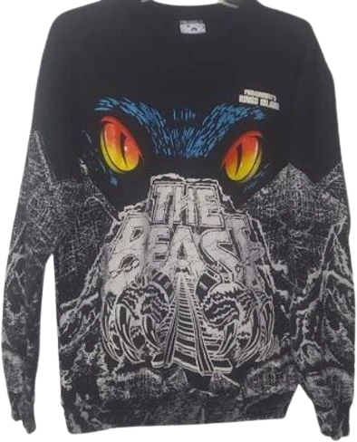 80s Kings Islands The Beast Graphic Sweatshirt By Paramount Parks