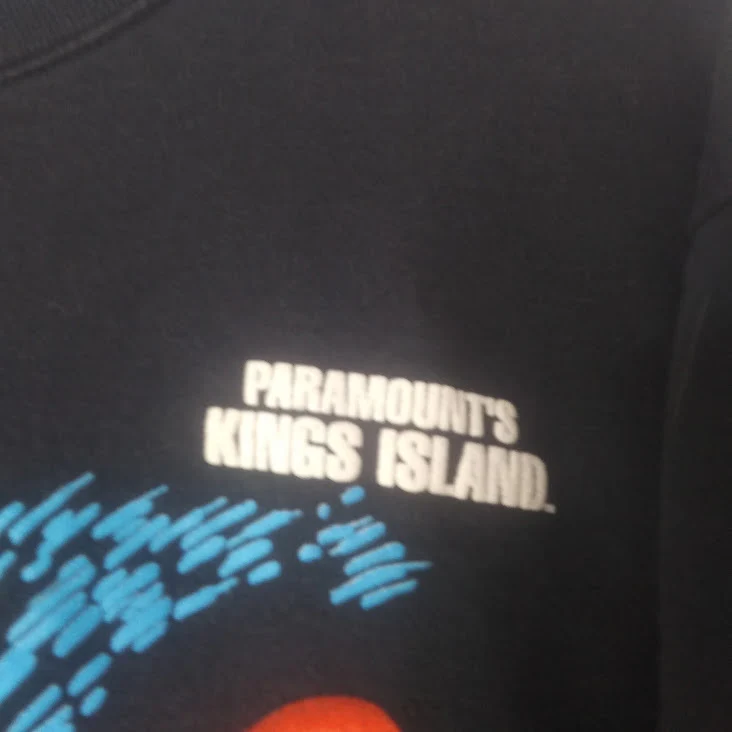 80s Kings Islands The Beast Graphic Sweatshirt By Paramount Parks - Image 4
