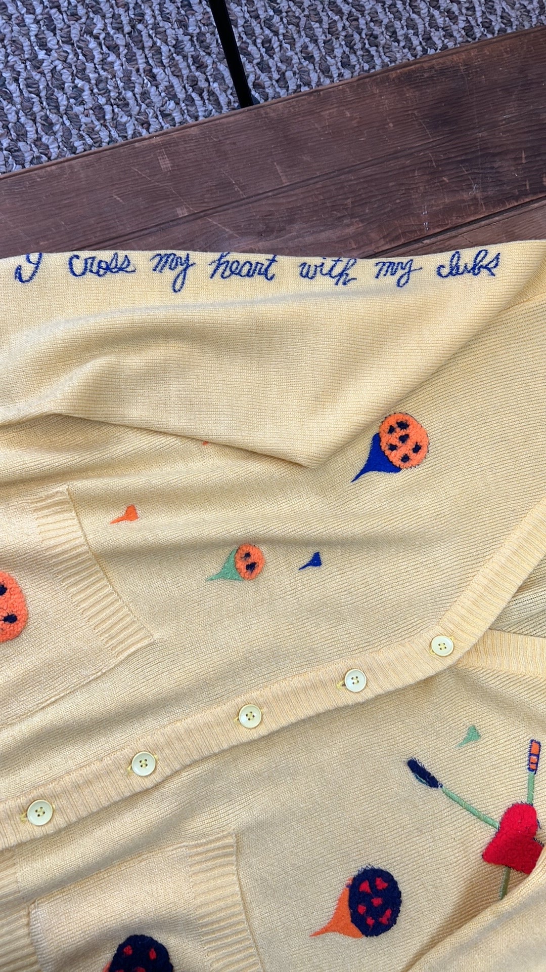 80s Ladies Cardigan Golf By La Mode Du Golf - Image 4