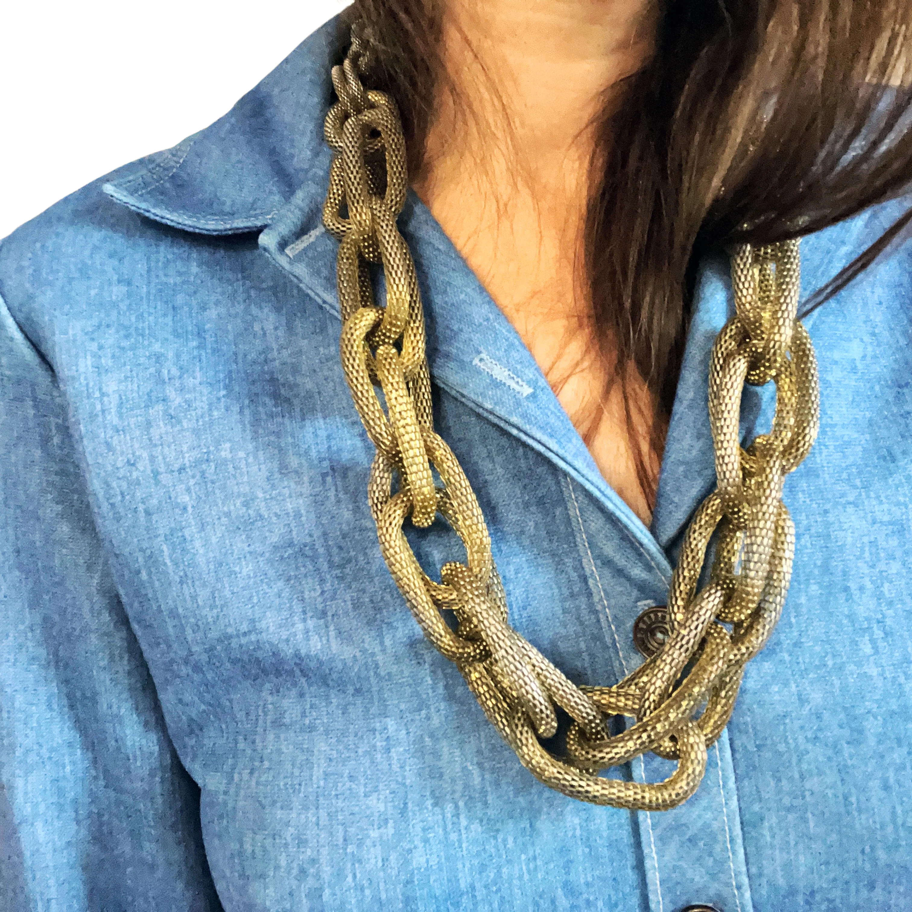 80s Large Gold Chain