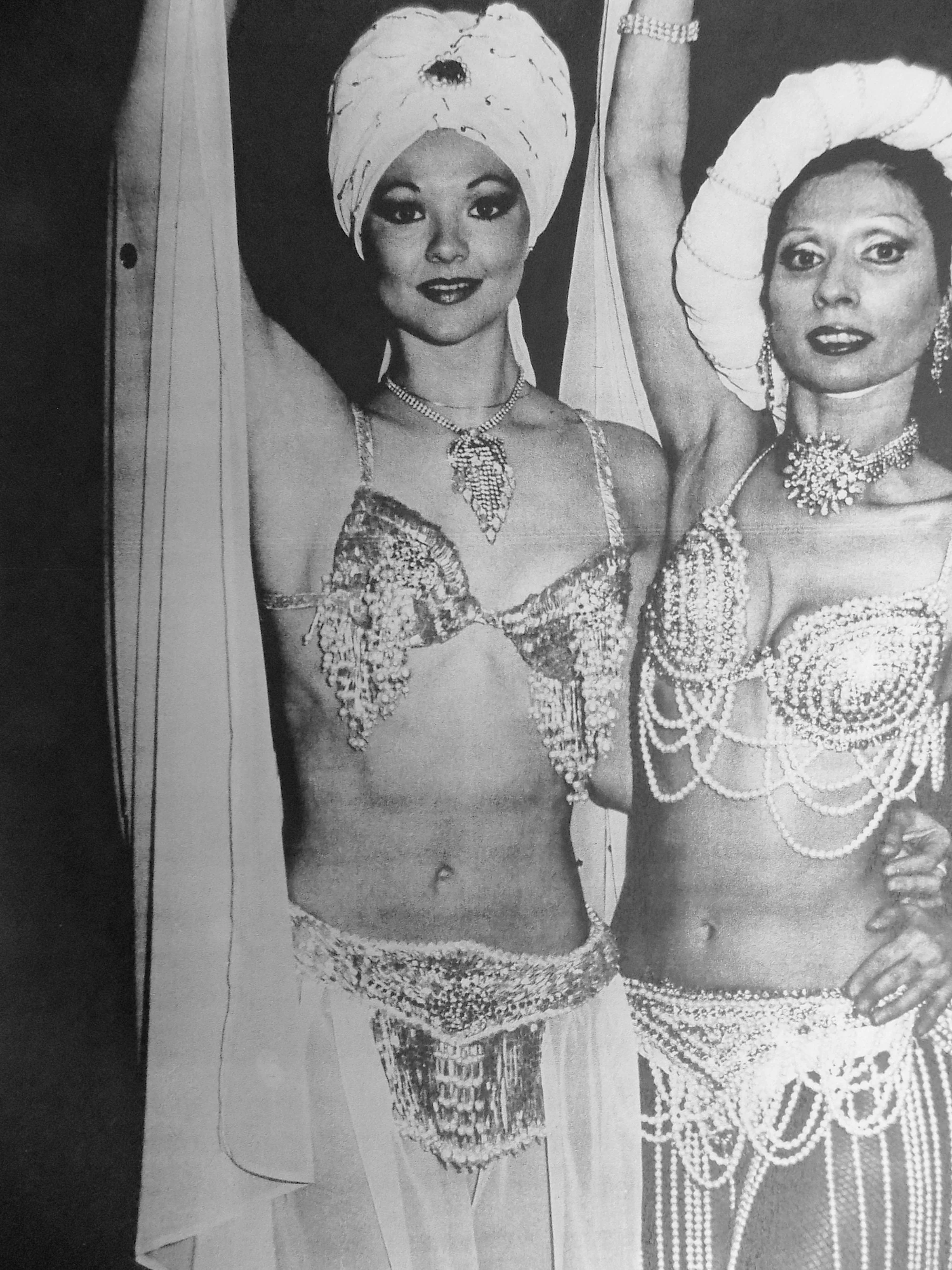 80s Las Vegas Show Girl Costume Melinda The Magician Stage Costume Small Hand Made Peals Beads - Image 8