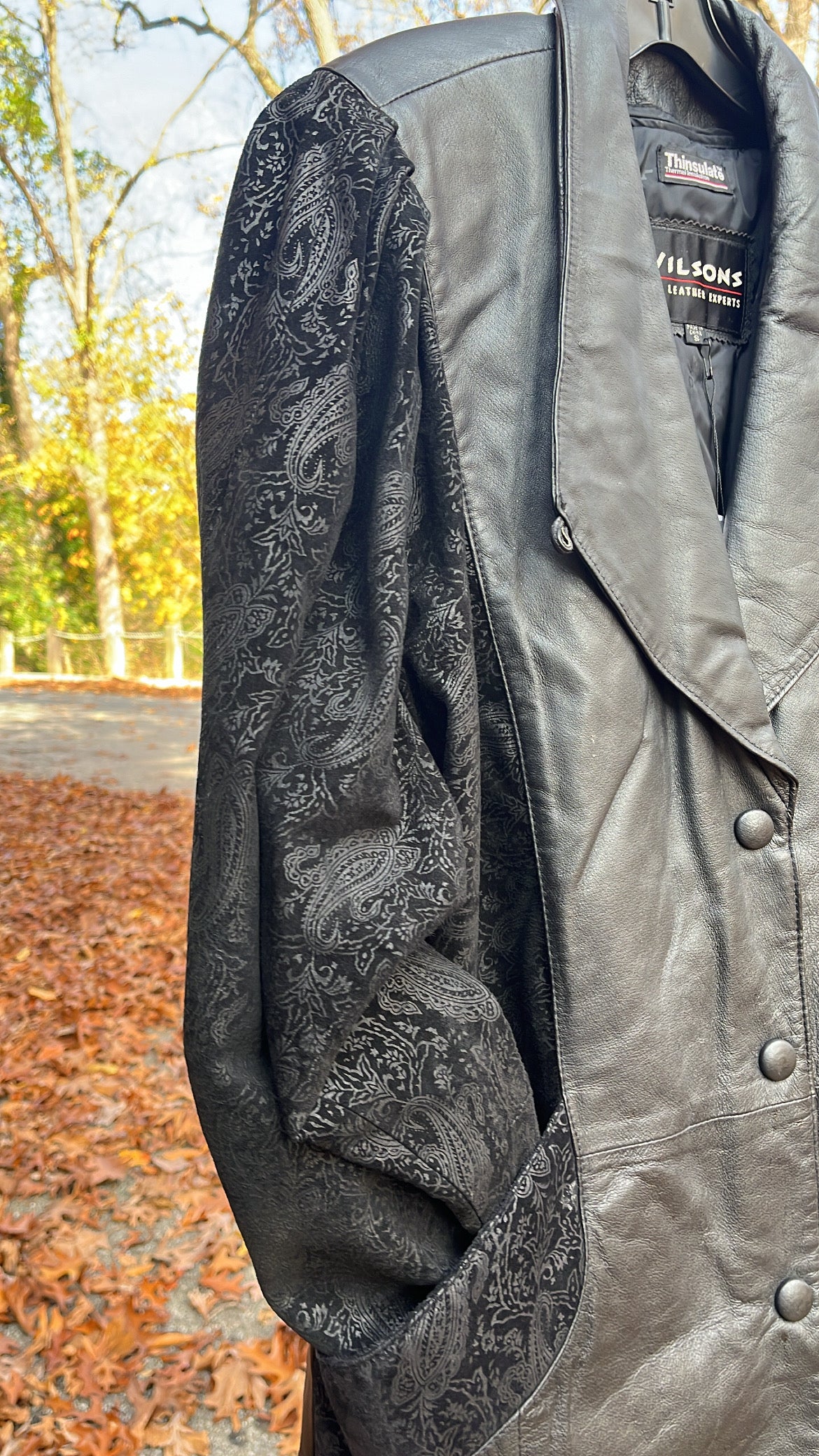 80s Leather Bomber - Image 3