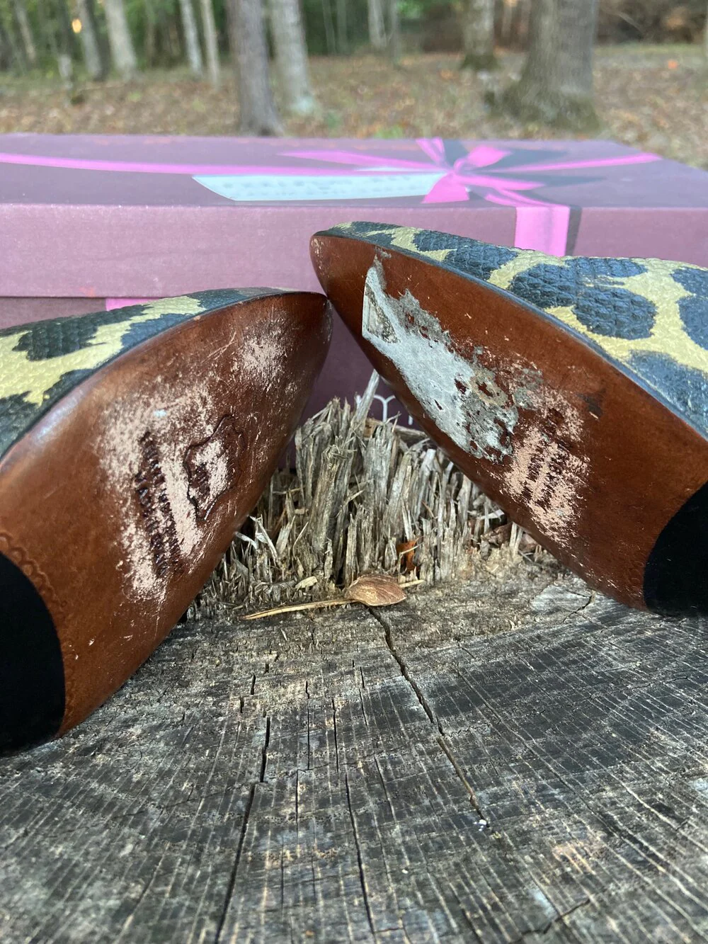 80s Leopard Embossed Heels 6.5n By Stuart Weitzman Mr Seymour - Image 7