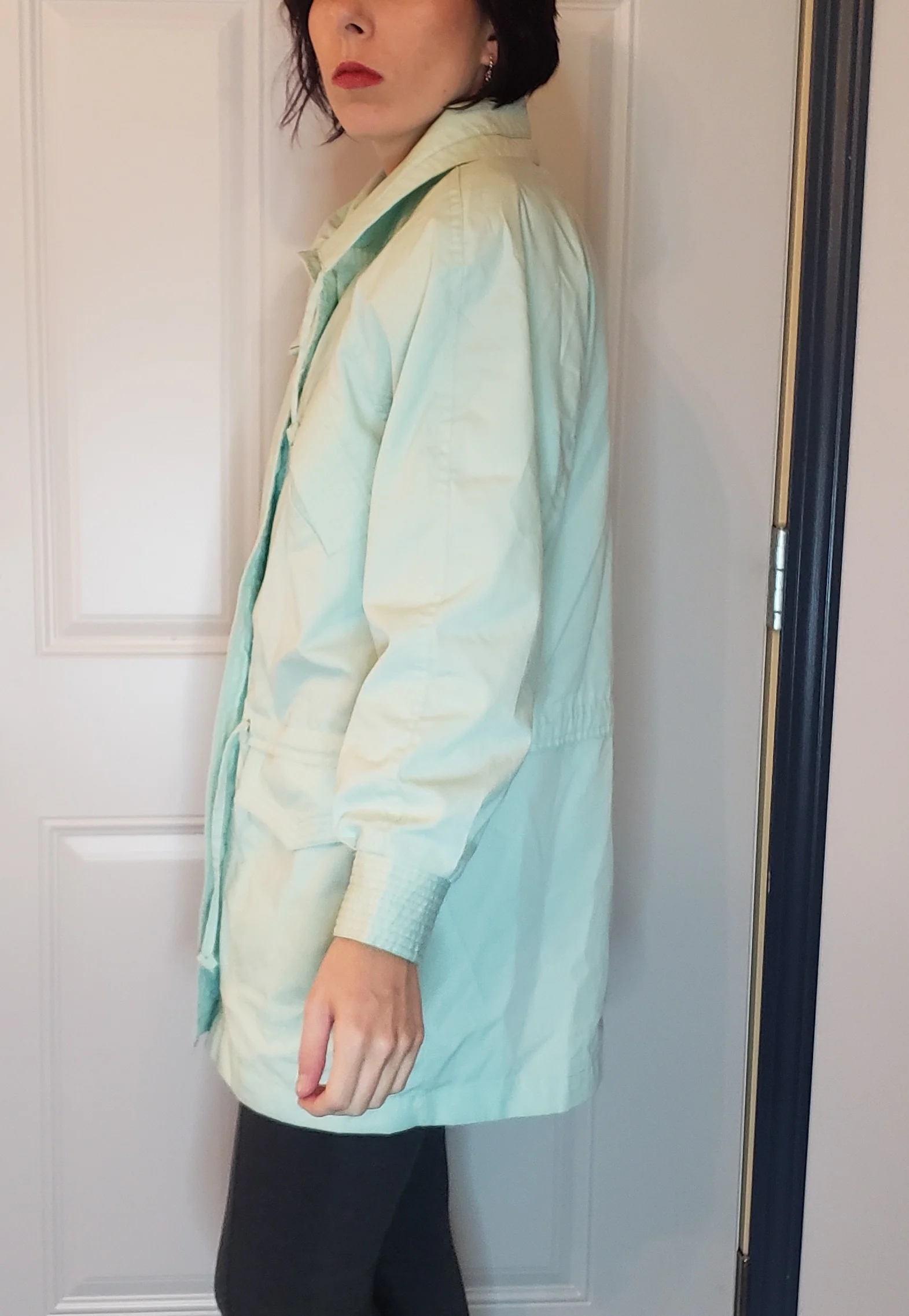 80s Light Teal Jacket By Inner Circle - Image 3