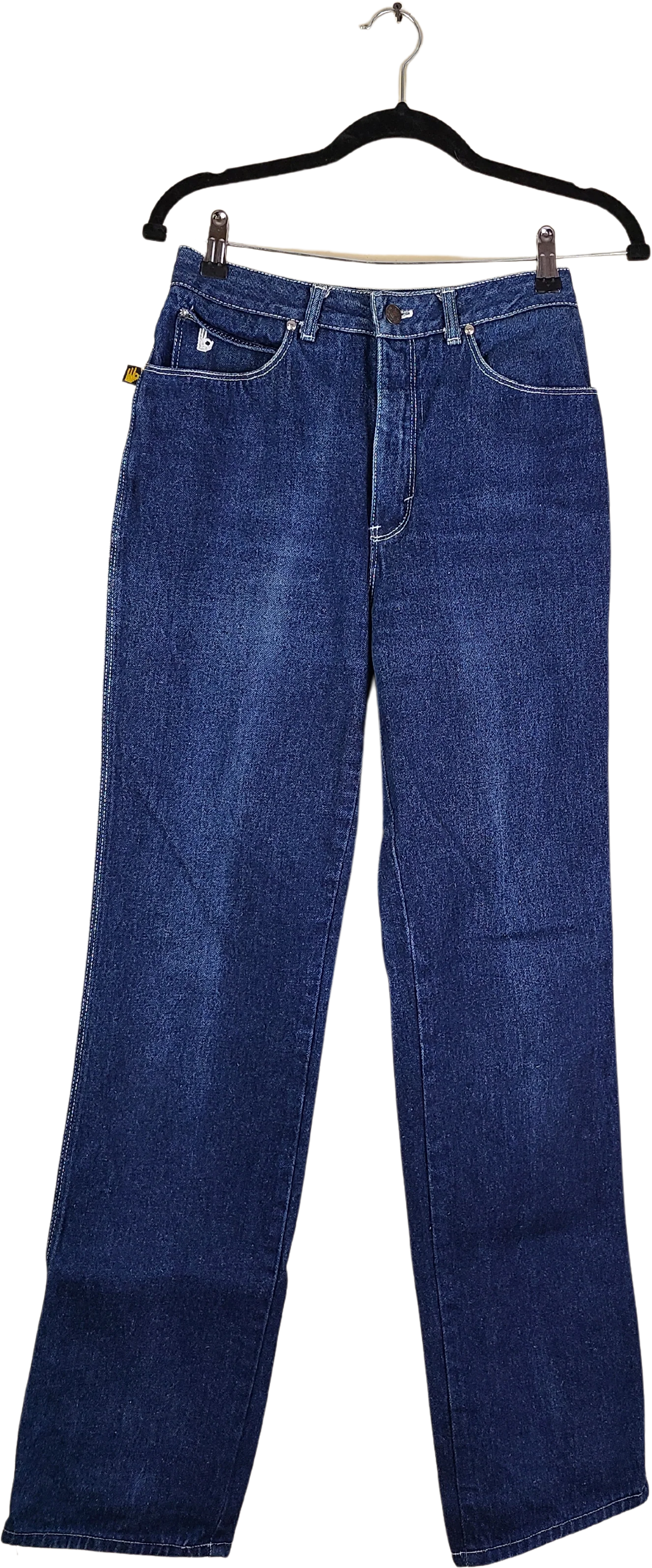 80s Long And Slim Jeans Size 10 28x33 By Sasson - Image 2