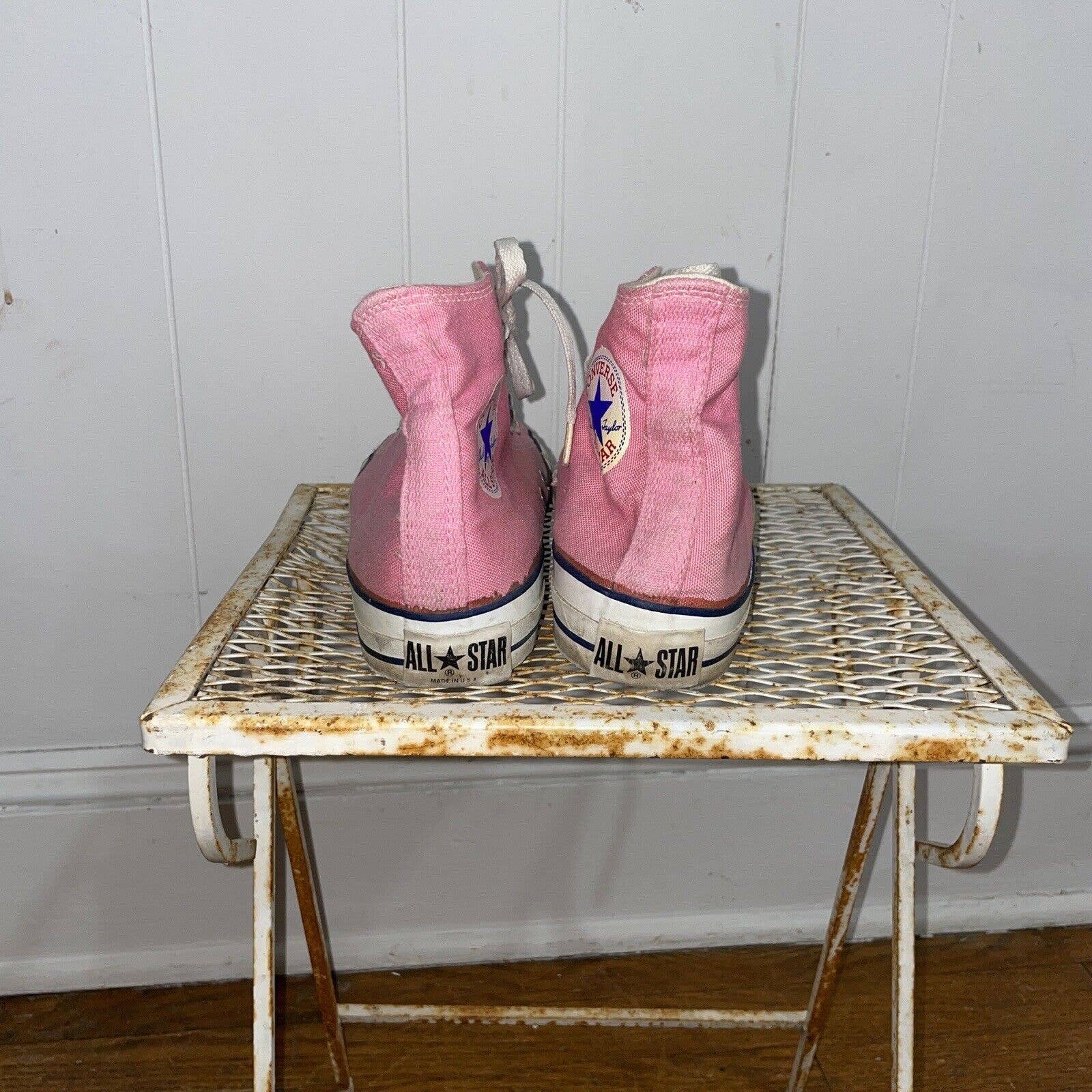 80s Made In Usa Chuck Taylor All Star Vintage Rare Mens 8 by Converse - Image 5