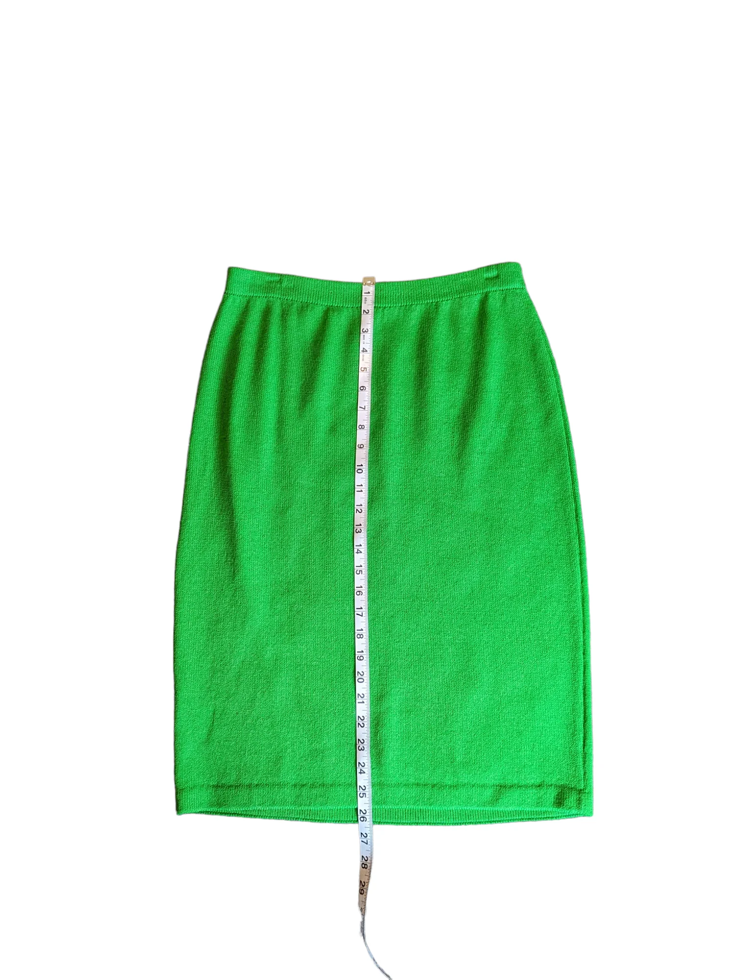 80s Marie Green Knit Colorblock 3 Piece Skirt Suit by Marie Gray - Image 8