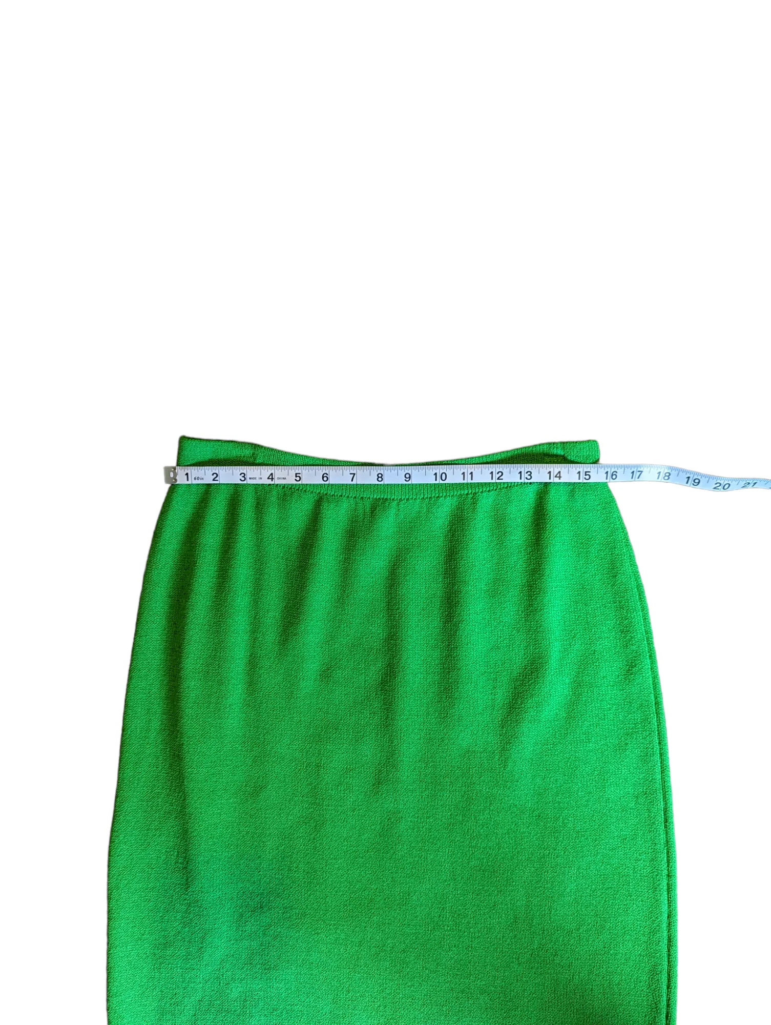 80s Marie Green Knit Colorblock 3 Piece Skirt Suit by Marie Gray - Image 9