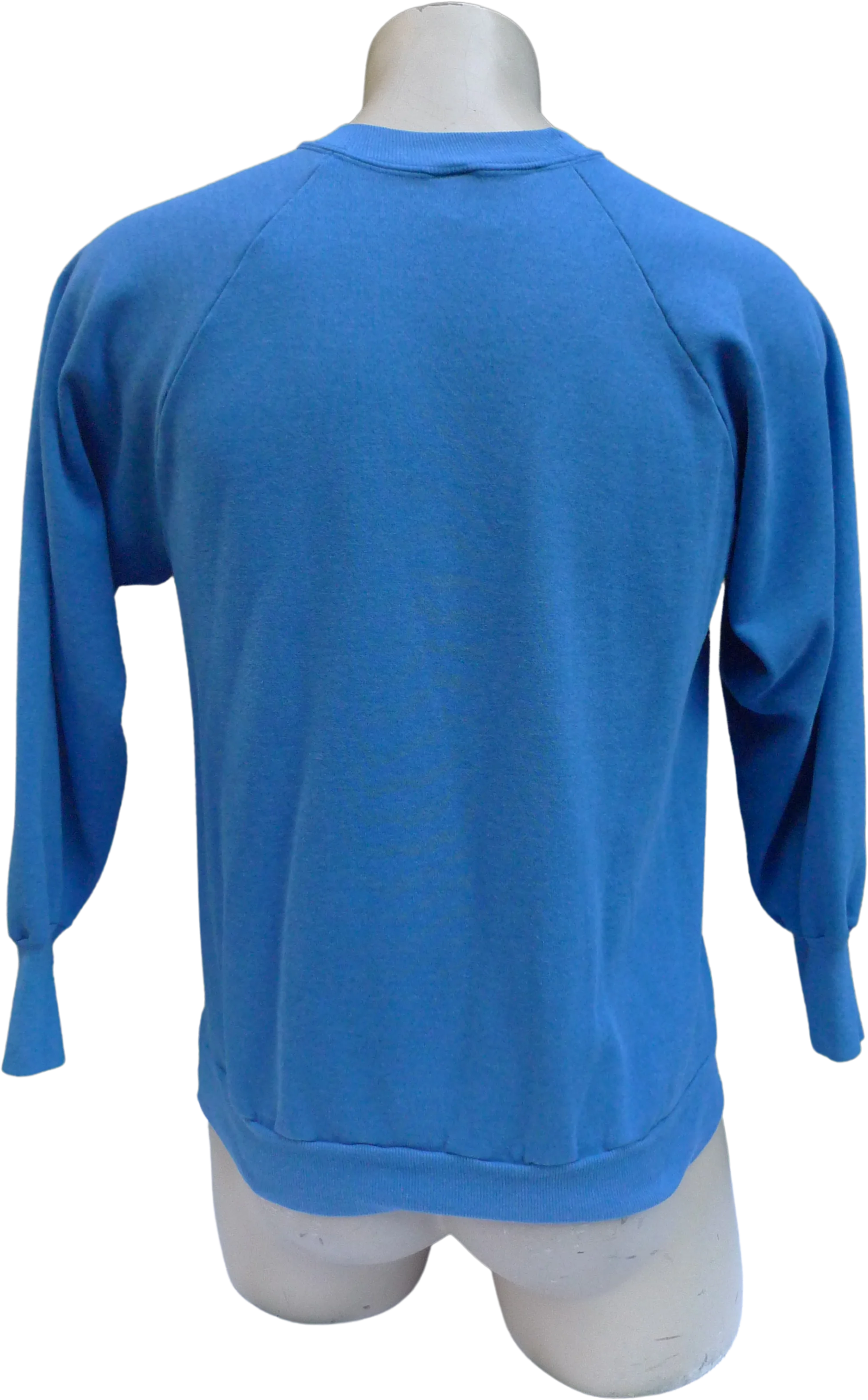 80s Mens 42 * 1987 Denver Broncos Sweatshirt By Logo 7 - Image 2