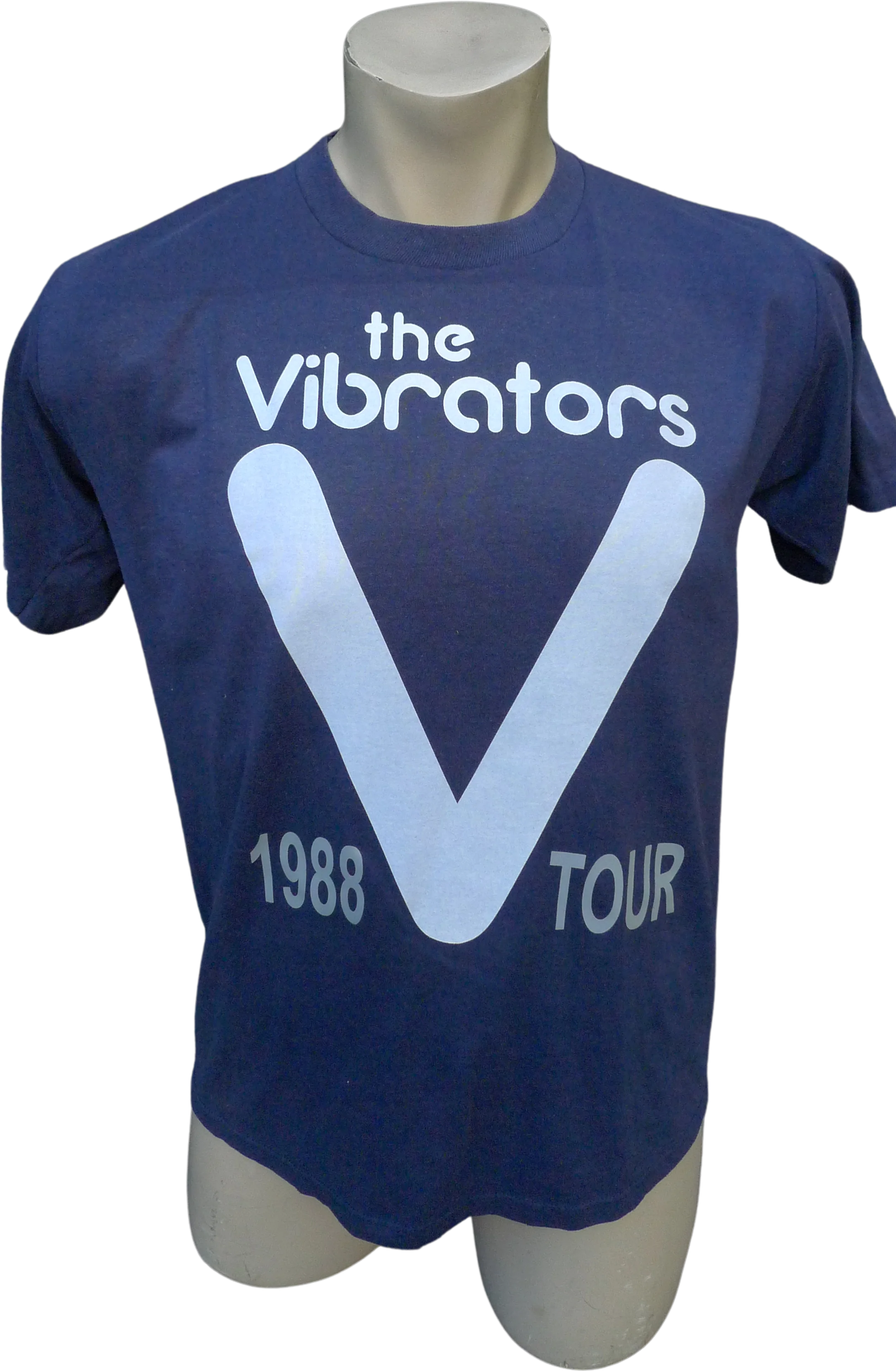 80s Mens 42 * 1988 The Vibrators Single Stitch Shirt By Sunbelt