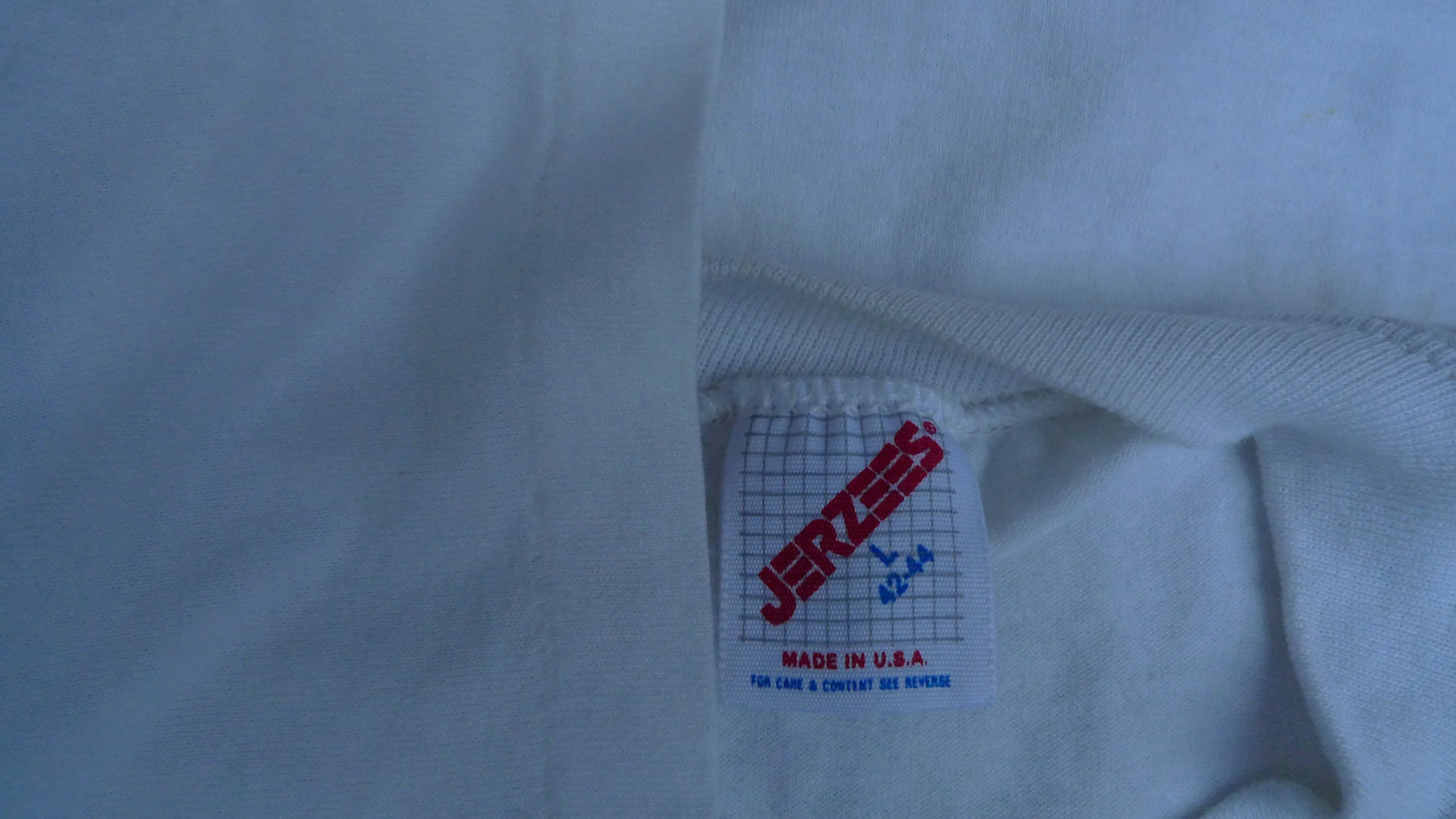 80s Mens 44 * 4 H Club Leaders Single Stitch Shirt By Jerzees - Image 3