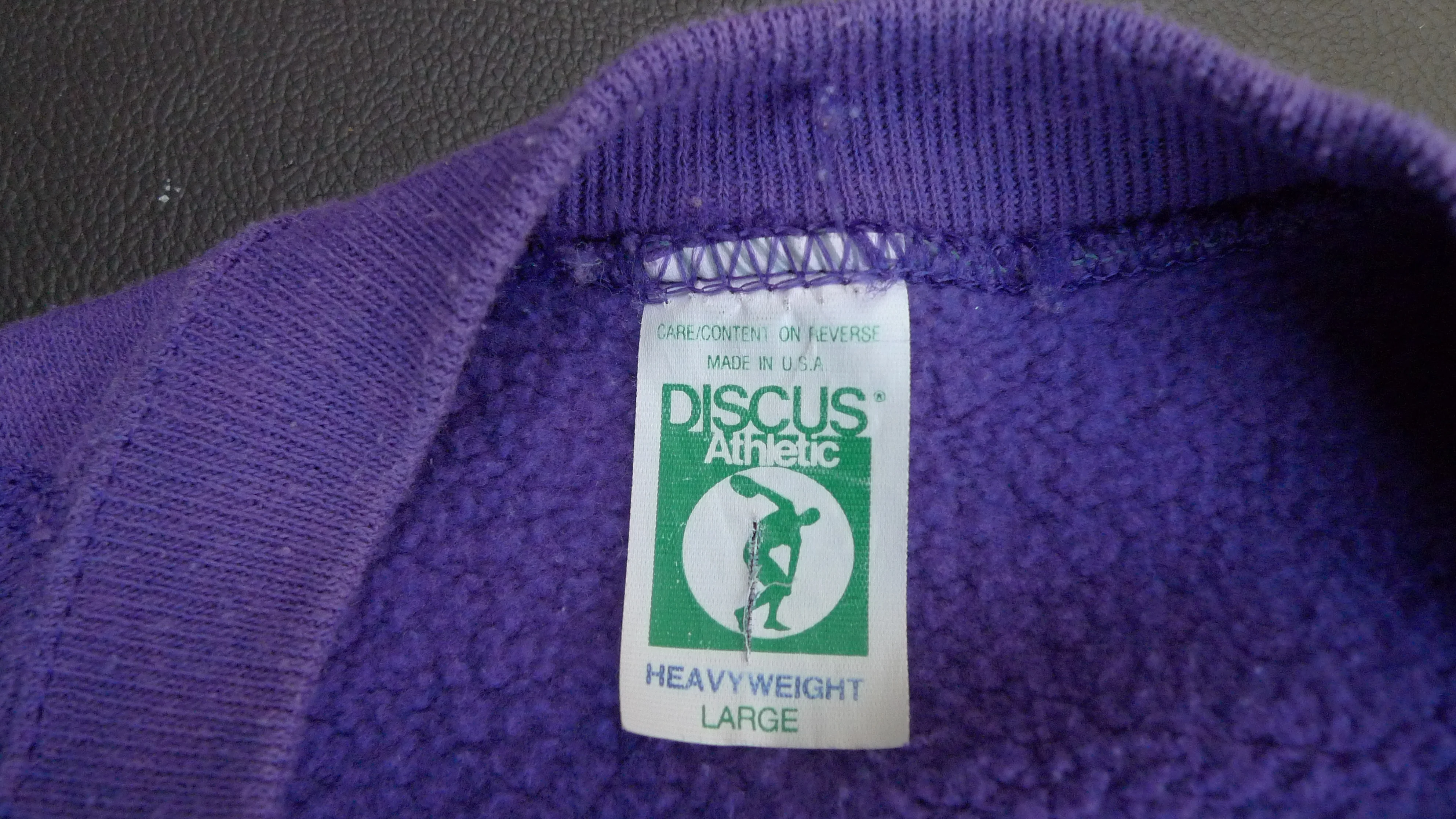 80s Mens 46 * 1980 Washington Huskies Sweatshirt By Discus - Image 4
