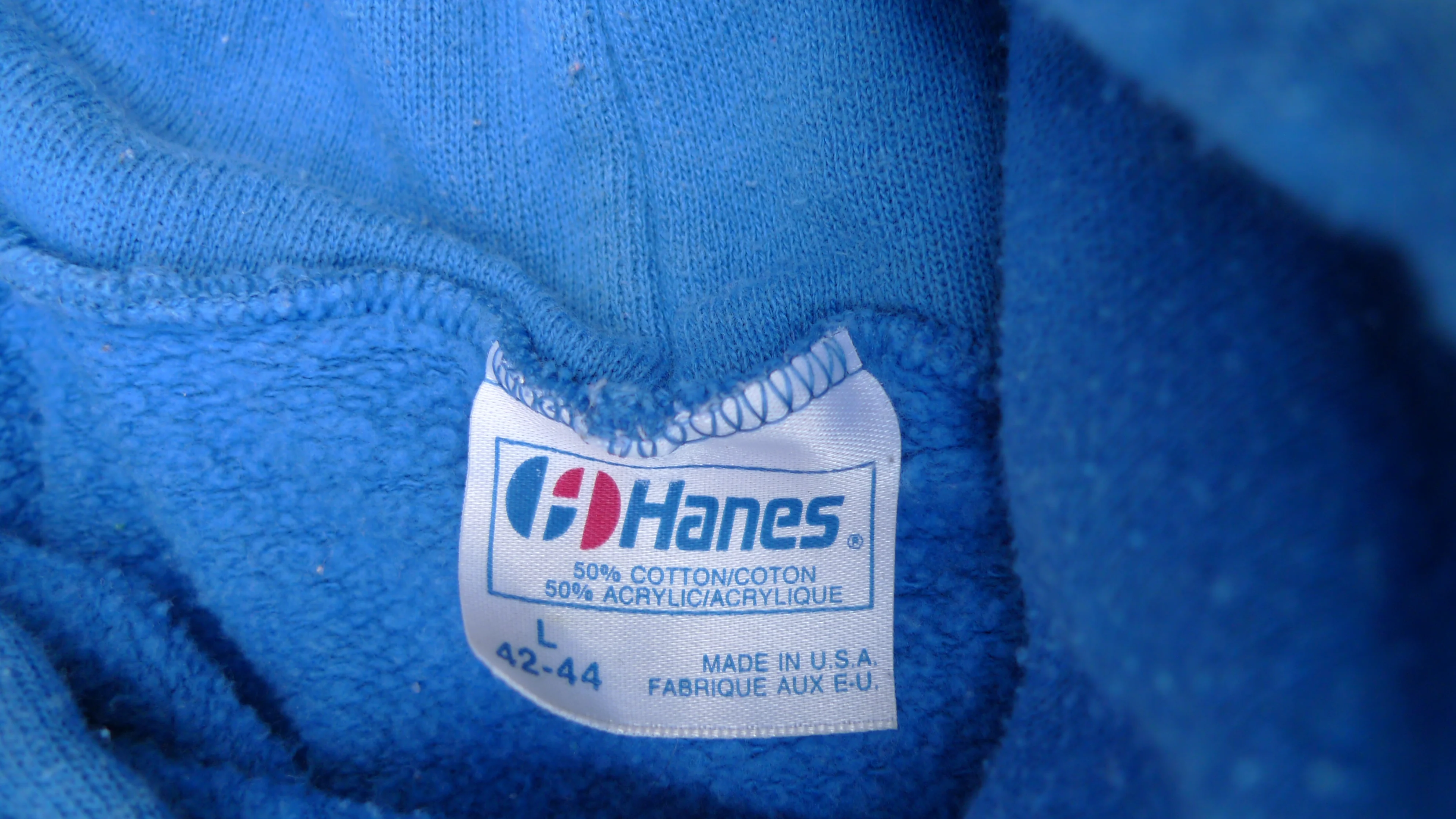 80s Mens 46 * 1985 Oregon Coast Hoodie Sweatshirt By Hanes - Image 4