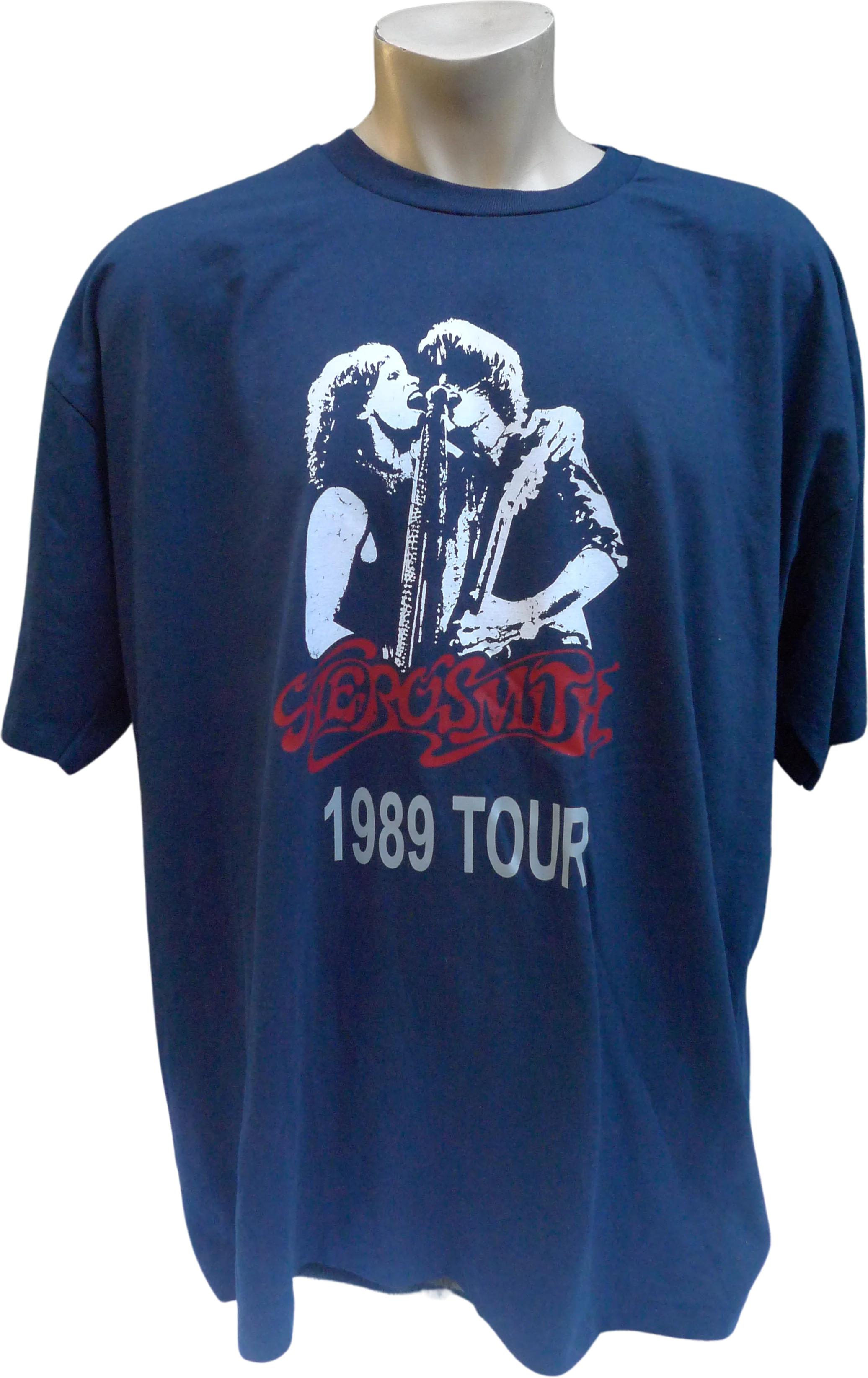 80s Mens 54 * 1989 Aerosmith Single Stitch Shirt By Eagle
