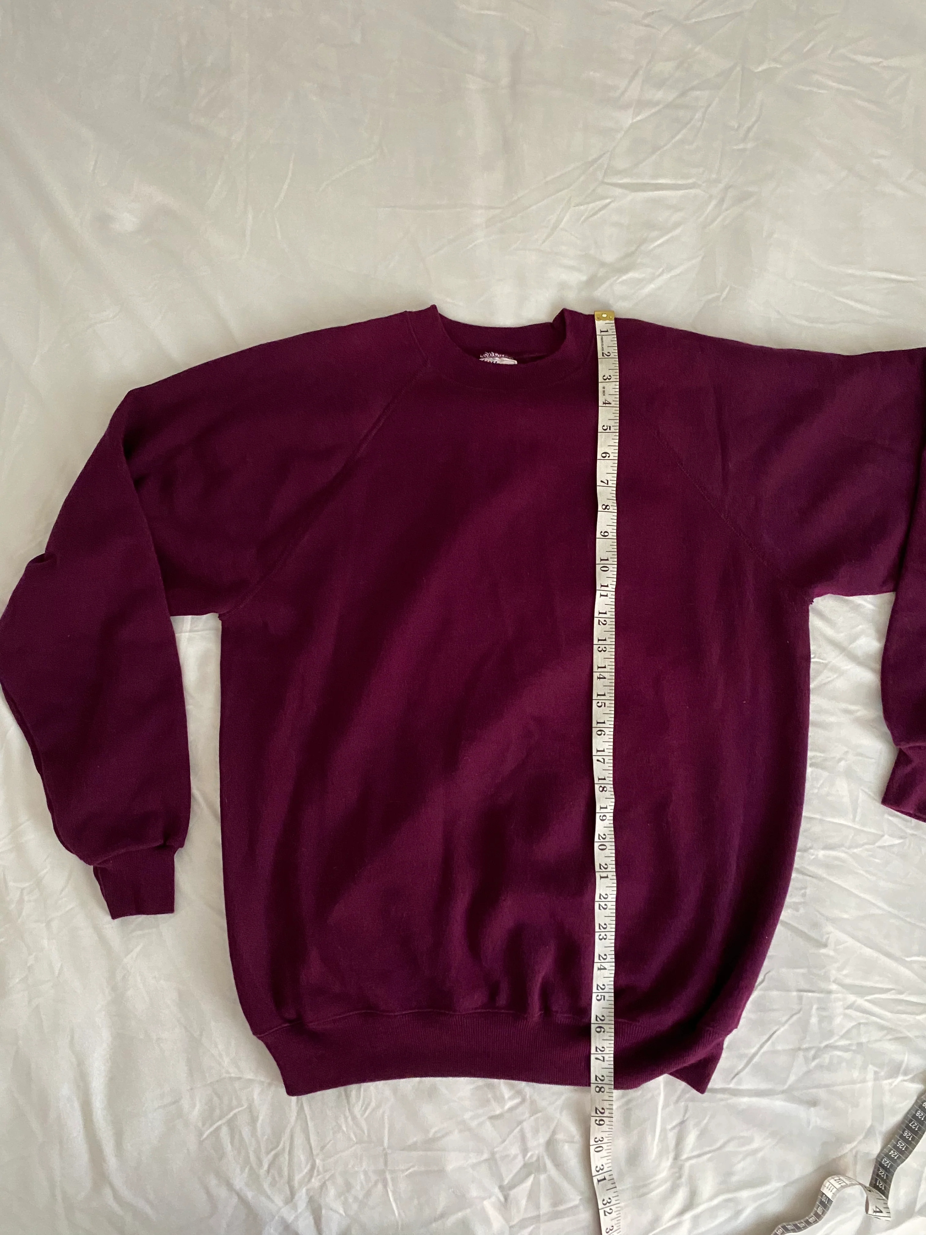 80s Mens Blank Crewneck Sweatshirt By Hanes - Image 6