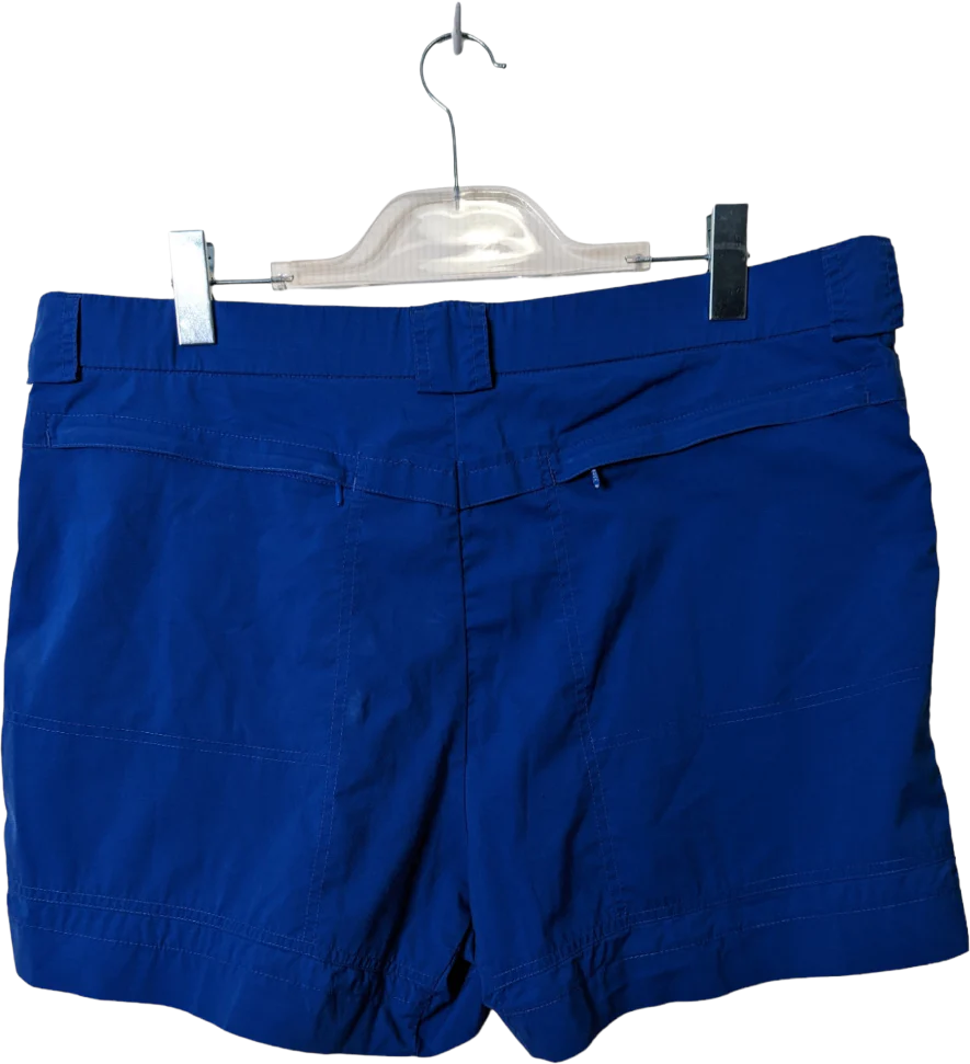 80s Men's Cargo Shorts Blue Sport Short Inseam Size 40 By Sportif - Image 2