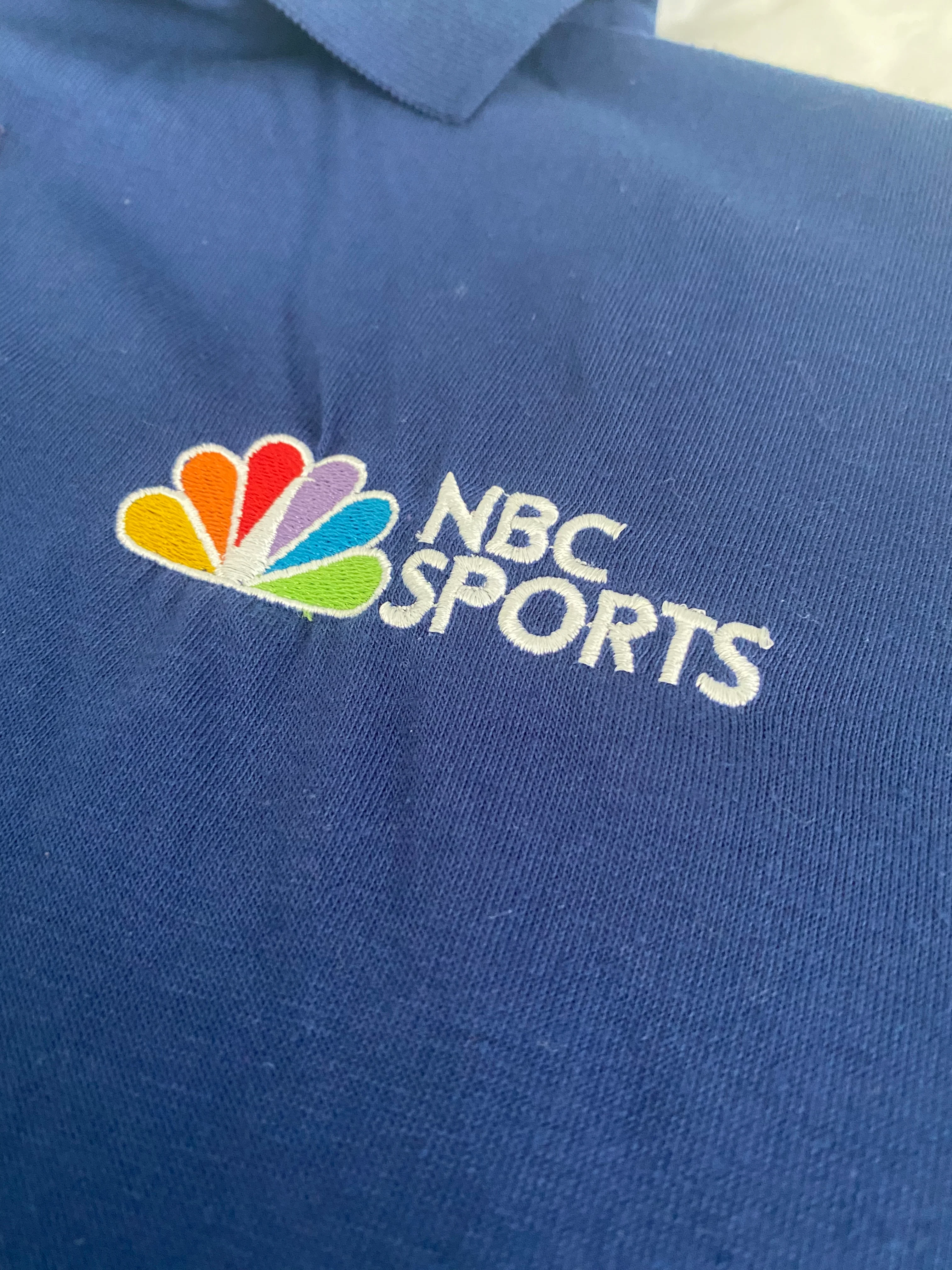 80s Mens Nbc Sports Polo Shirt By 3 Strikes - Image 3