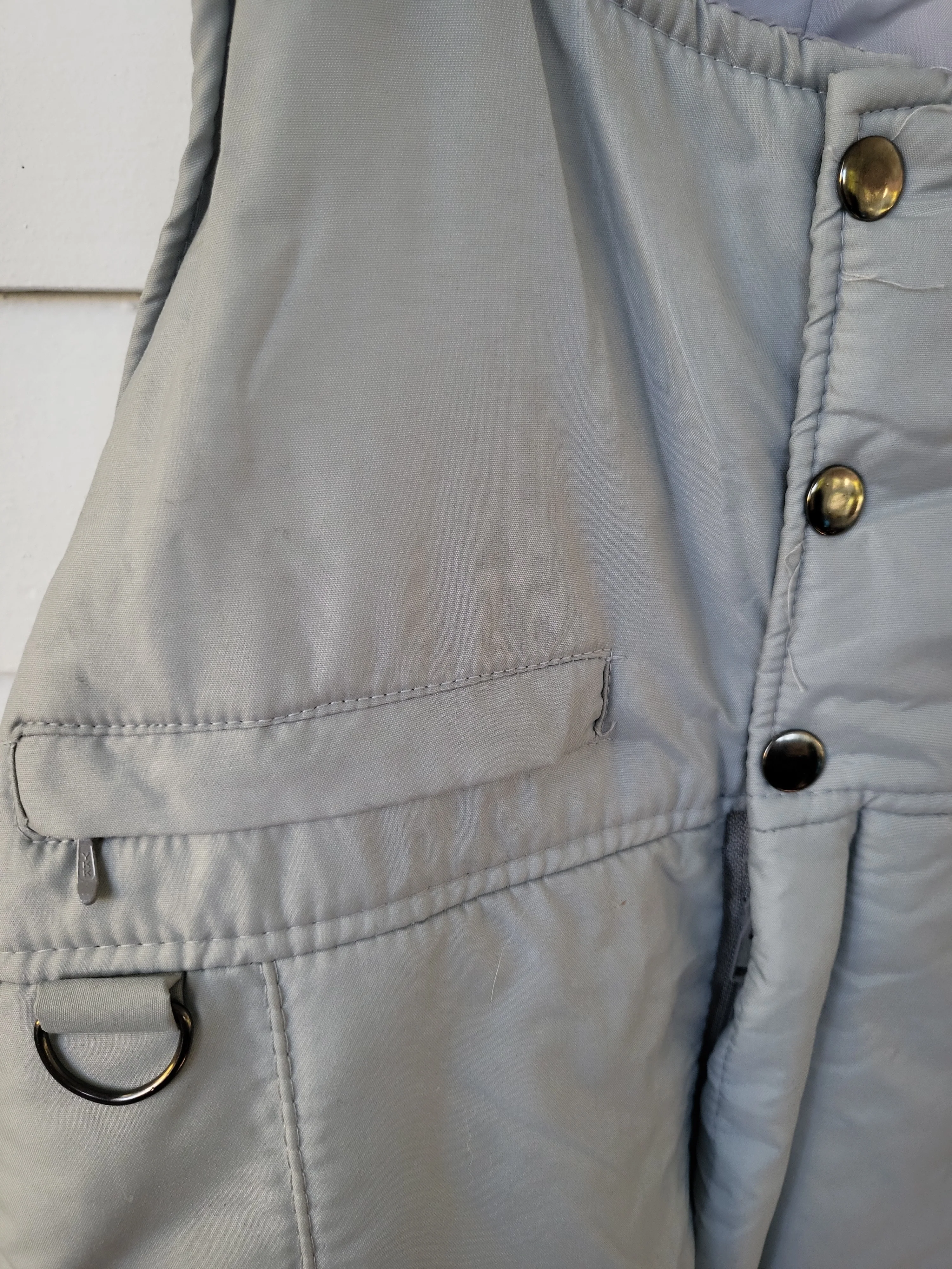 80s Men's/ Unisex Gray Ski Bibs By Green Mountain - Image 7