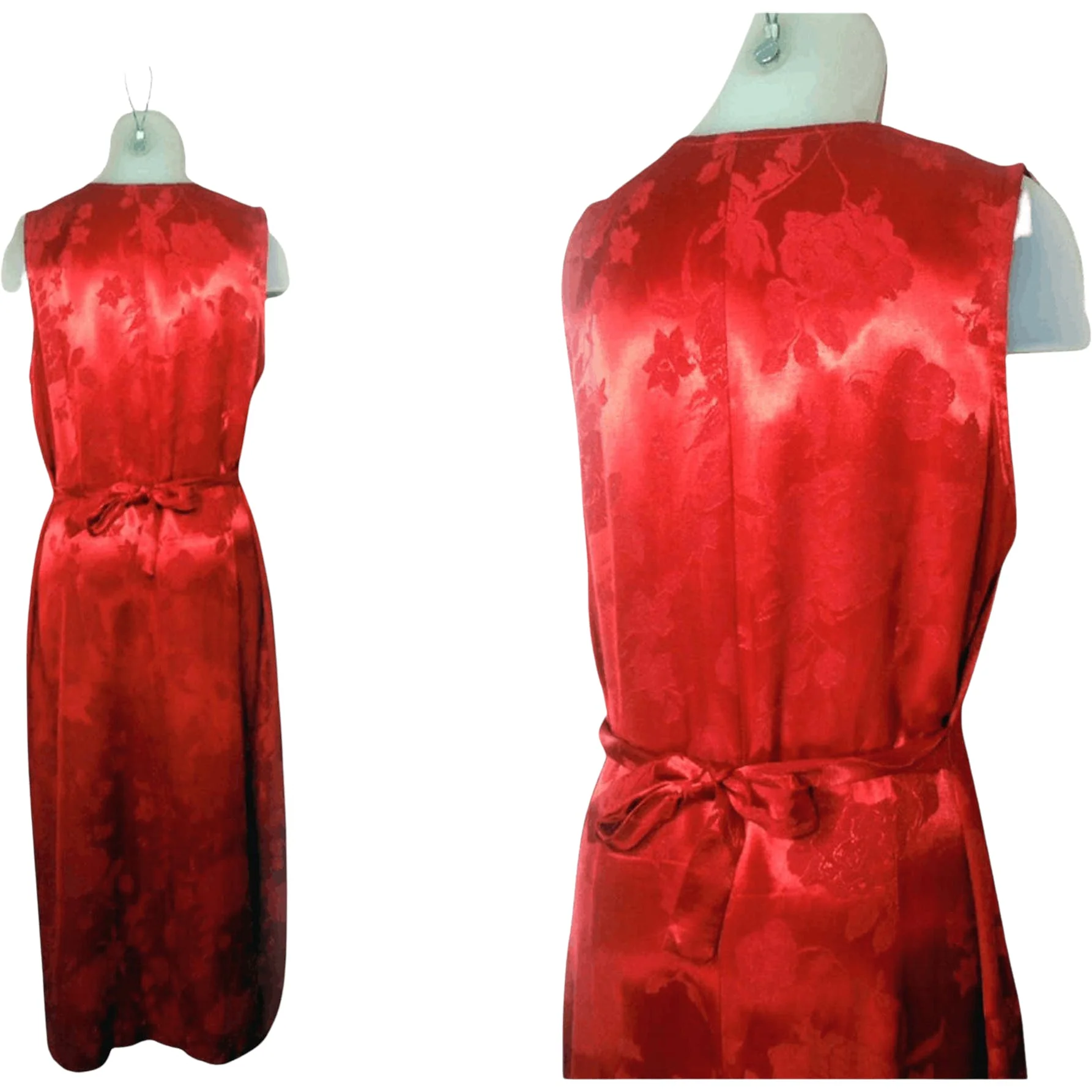 80s Midi Vest Red Edgy Holiday Disco Fashion By New York Extremes - Image 2