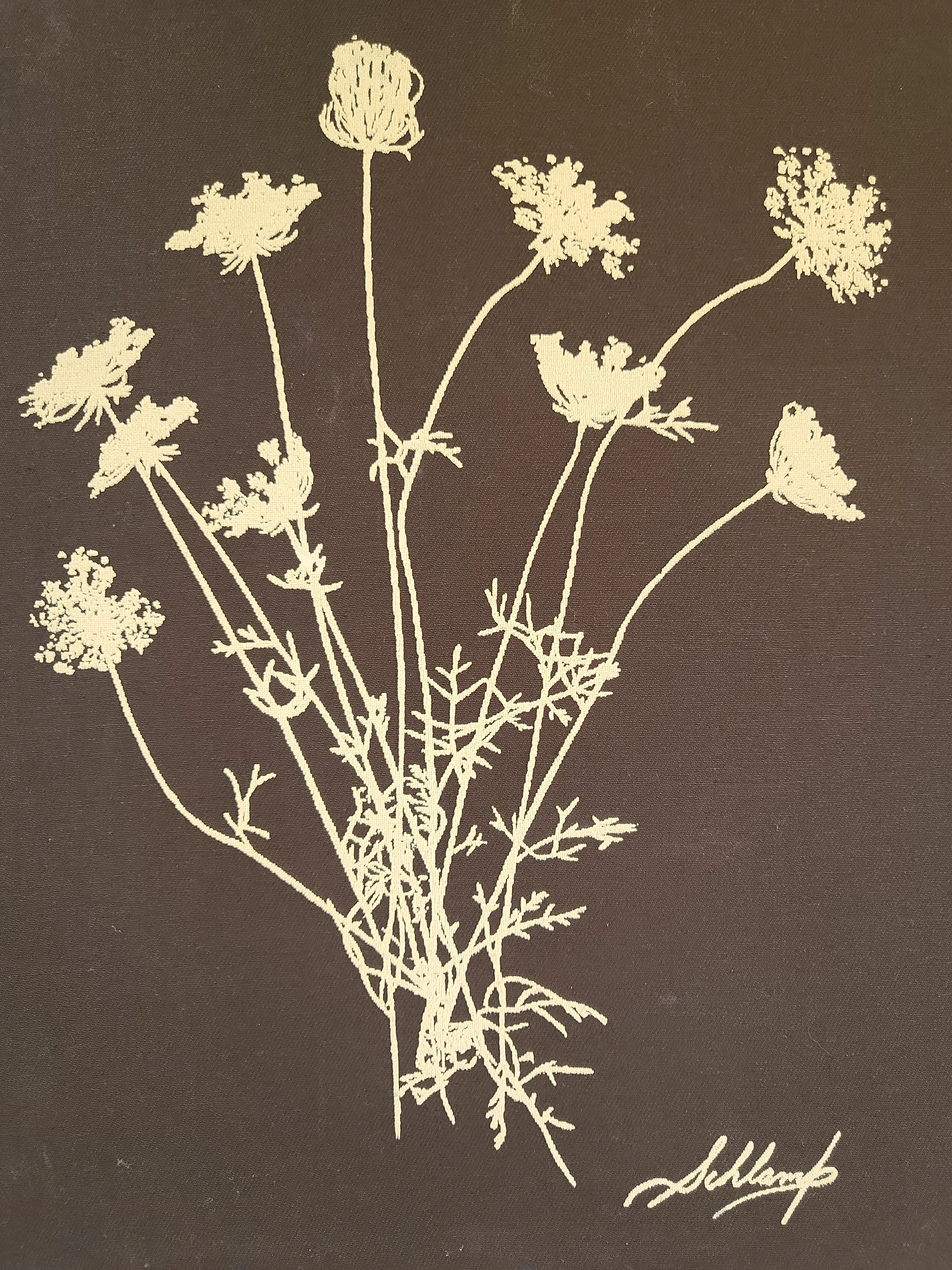 80s Nature's Image Hand Screened Framed Art By Schlamp - Image 6