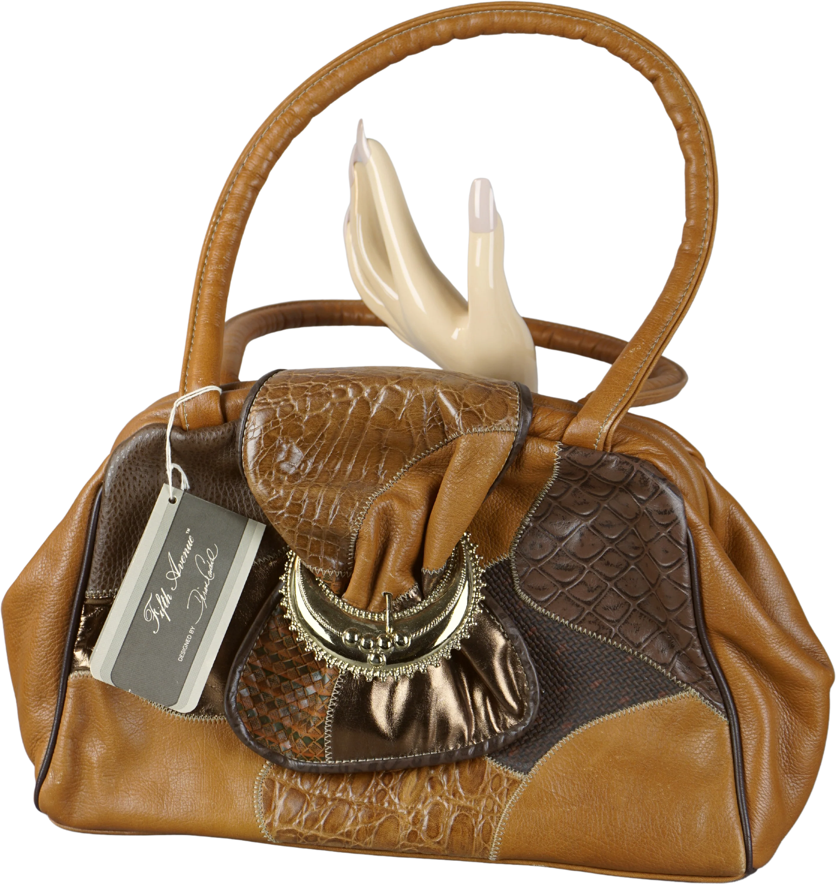 80s Nos Leather Handbag By Fifth Avenue Handbags By Fifth Avenue Handbags
