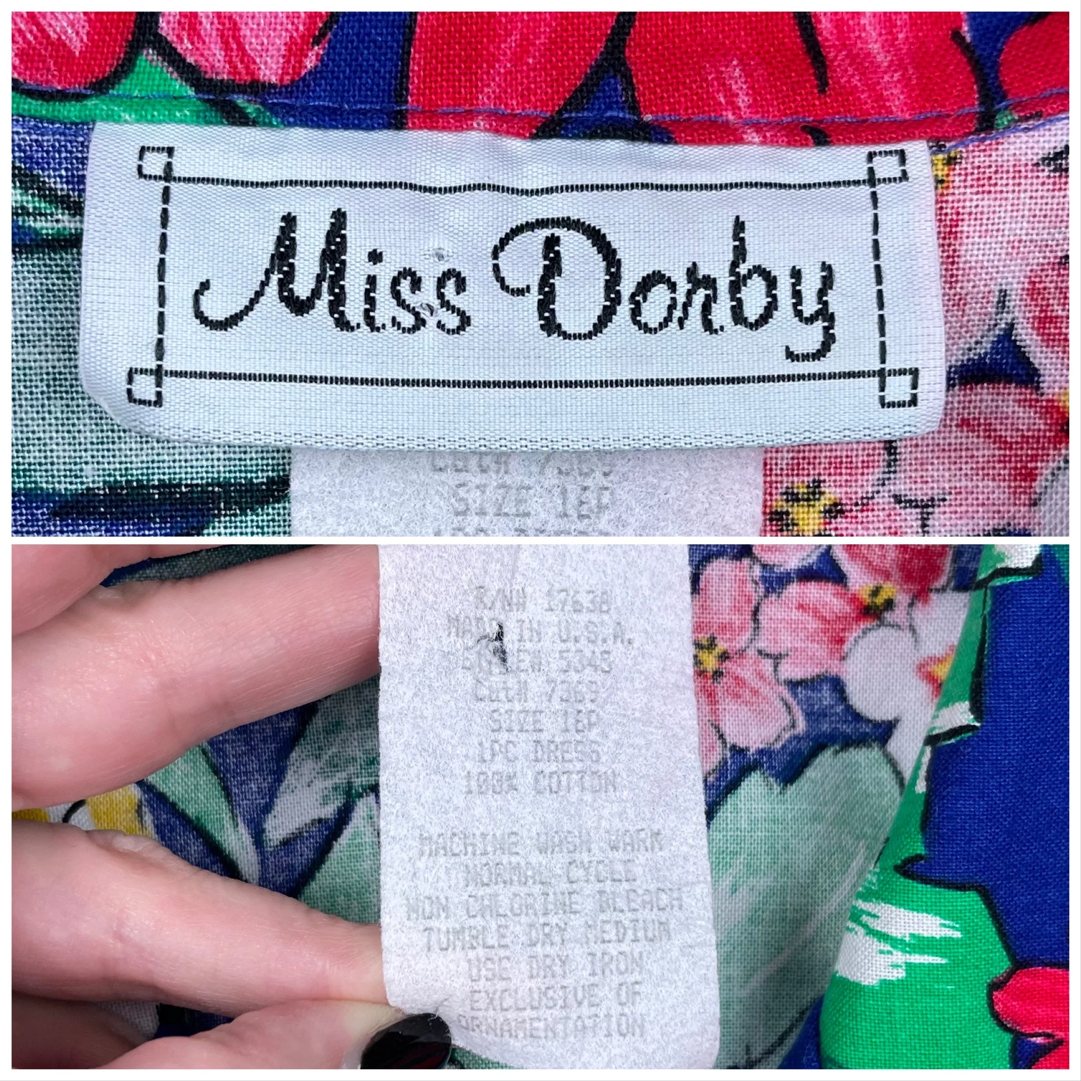 80s Novelty Fruit Print Sleeveless Midi Shirt Dress By Miss Dorby - Image 7