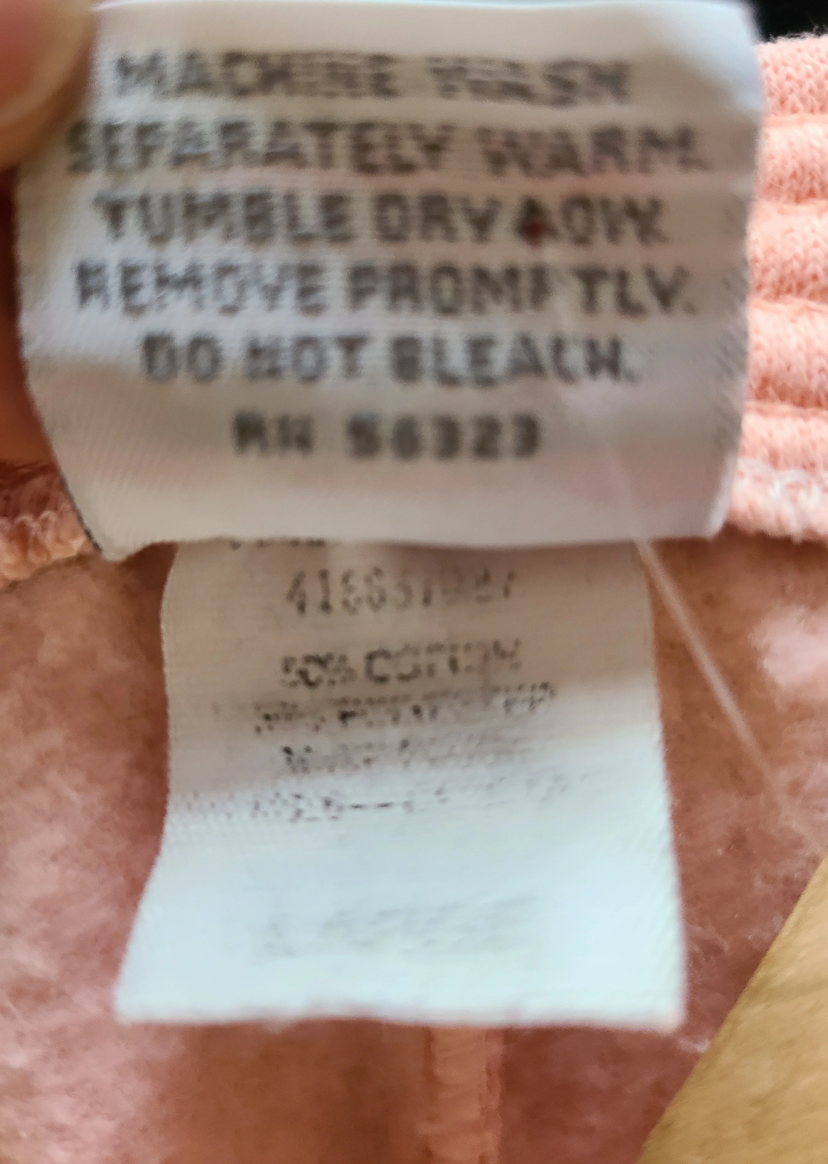 80s Nwt Sweatpants Peach Ladies Large New Old Stock By Nike - Image 3