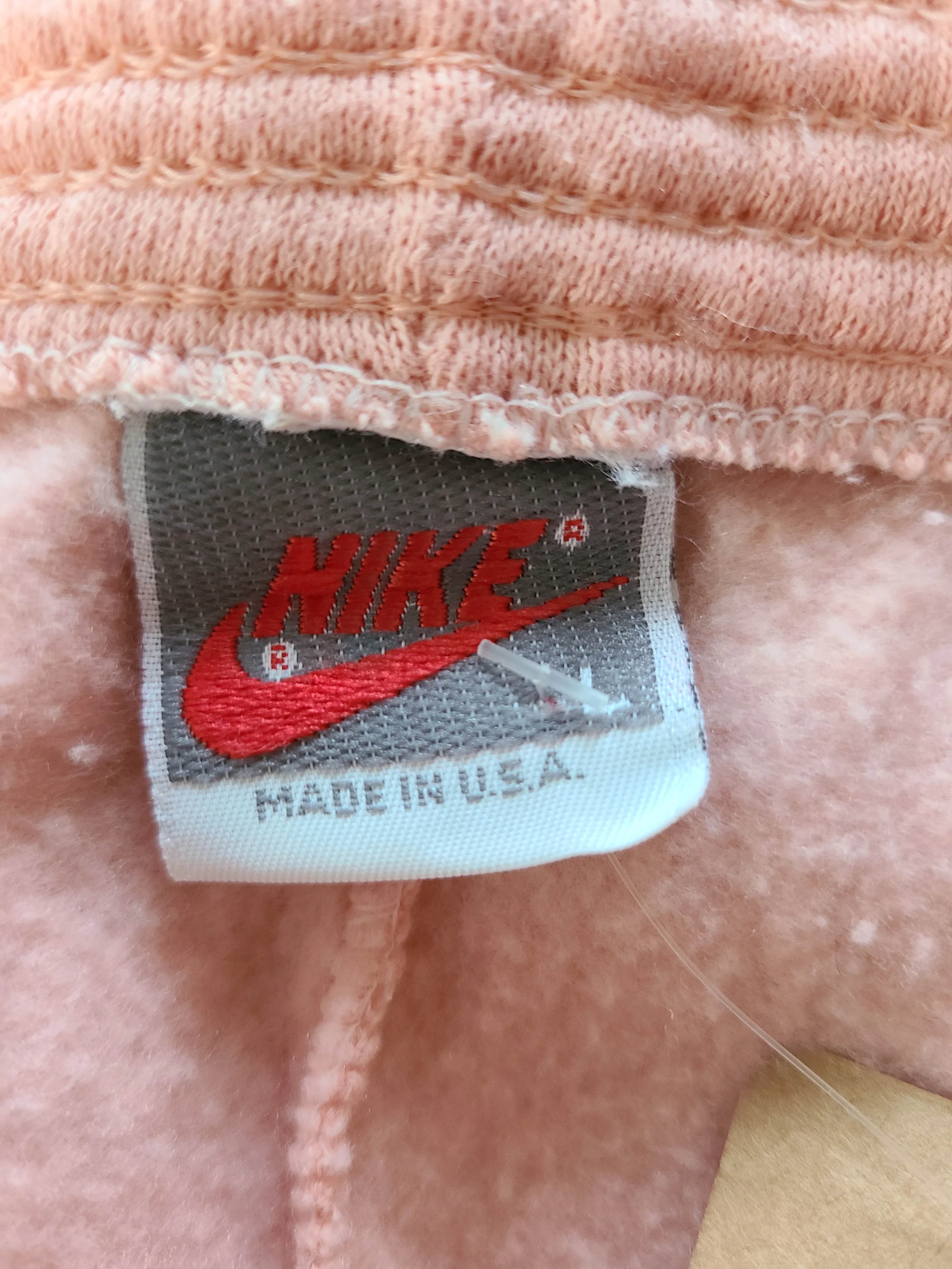80s Nwt Sweatpants Peach Ladies Large New Old Stock By Nike - Image 4
