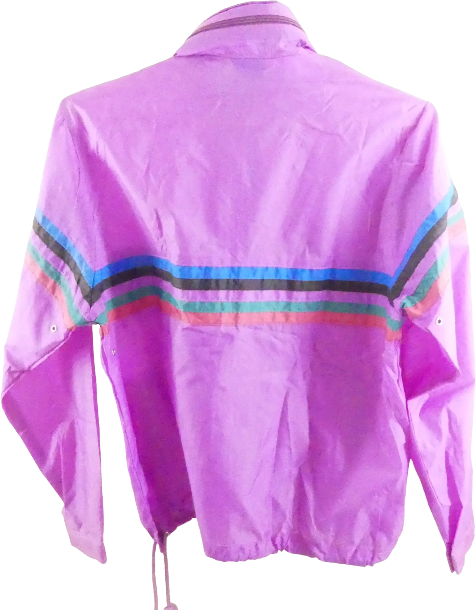 80s Nylon Windbreaker Size S By Ocean Pacific - Image 2