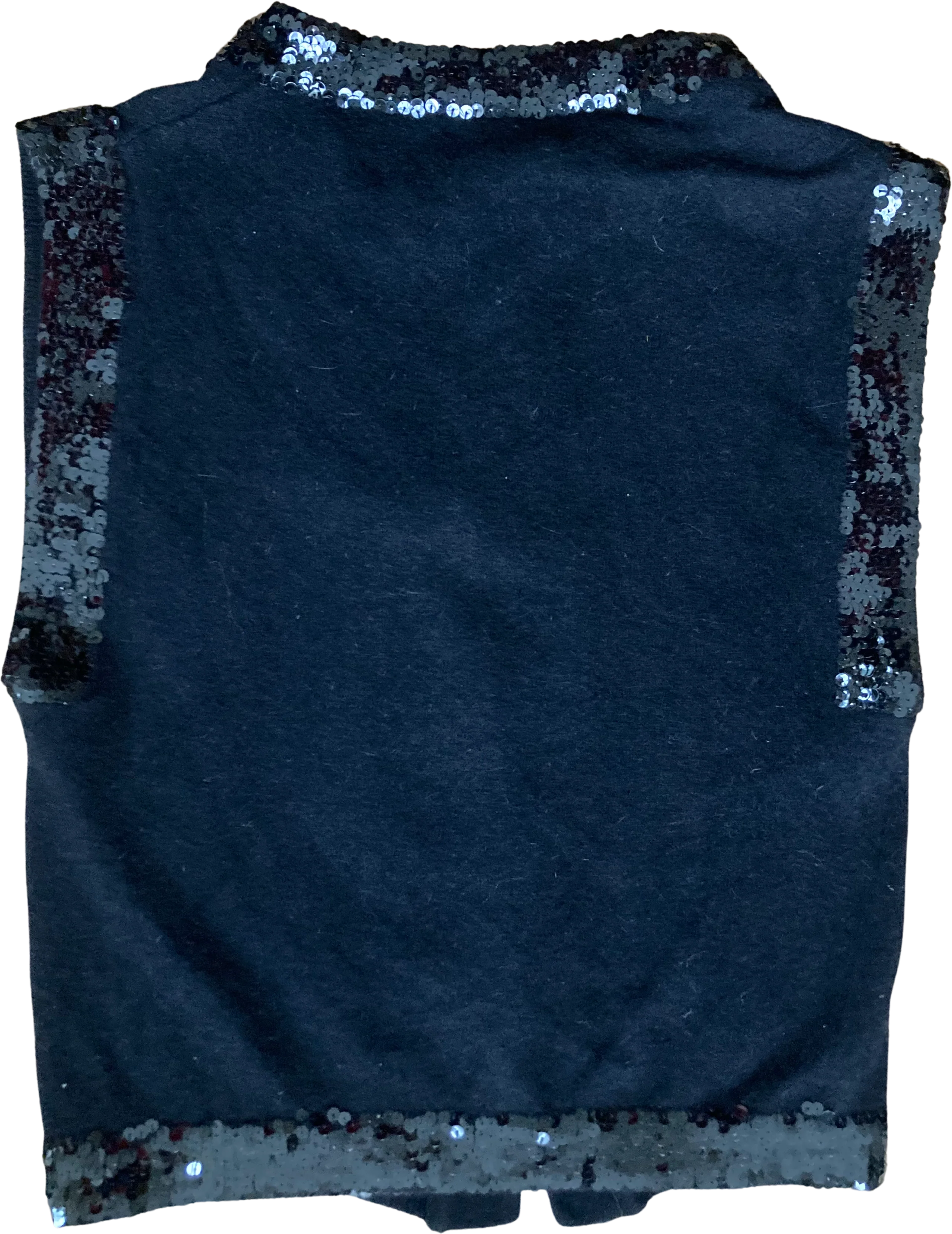 80s Open Front Sequinned Vest By Le Roy Knitwear - Image 2
