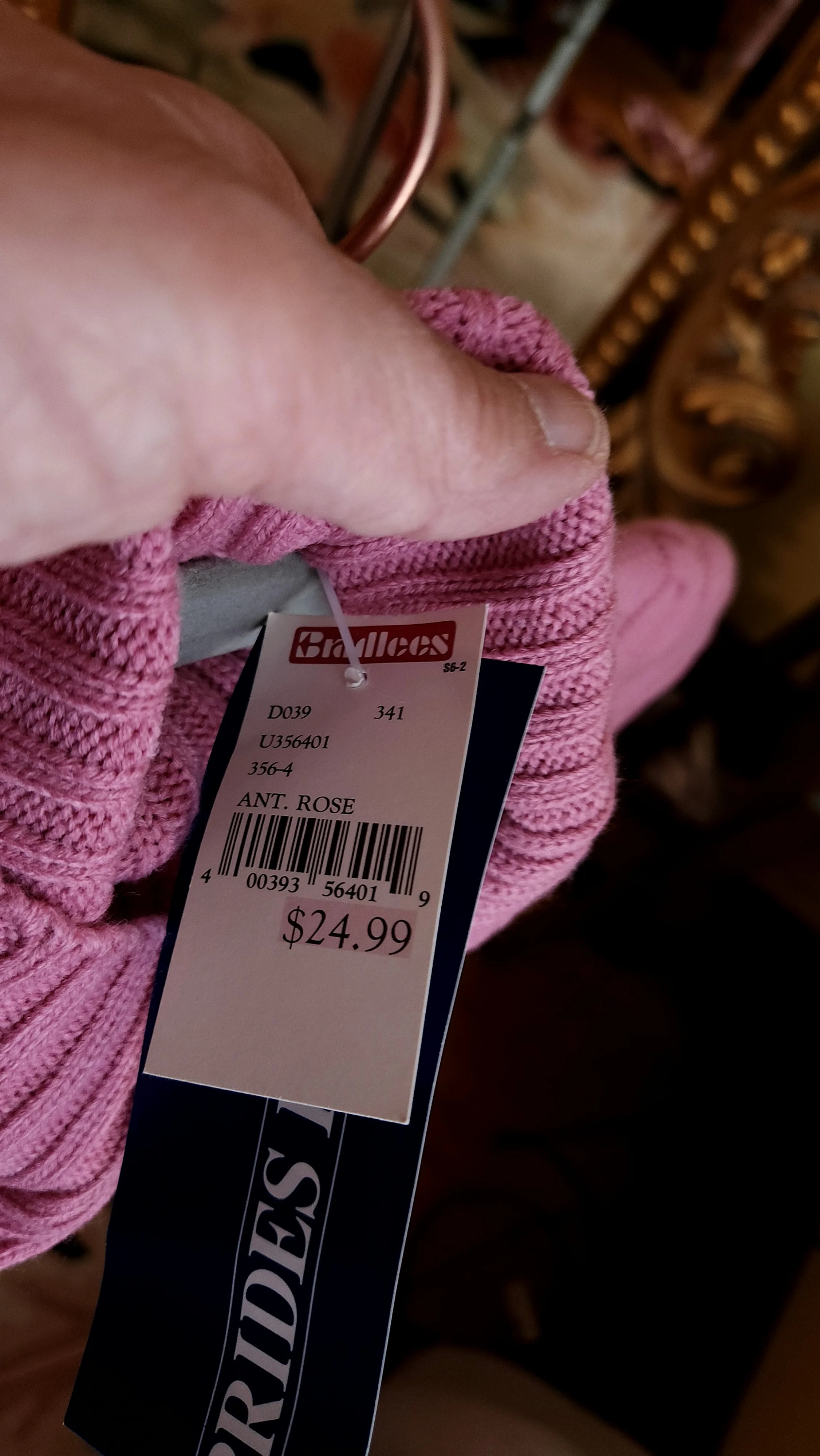 80s Oversized Pink Cable Knit Cowl Neck Sweater By Prides Landing - Image 8