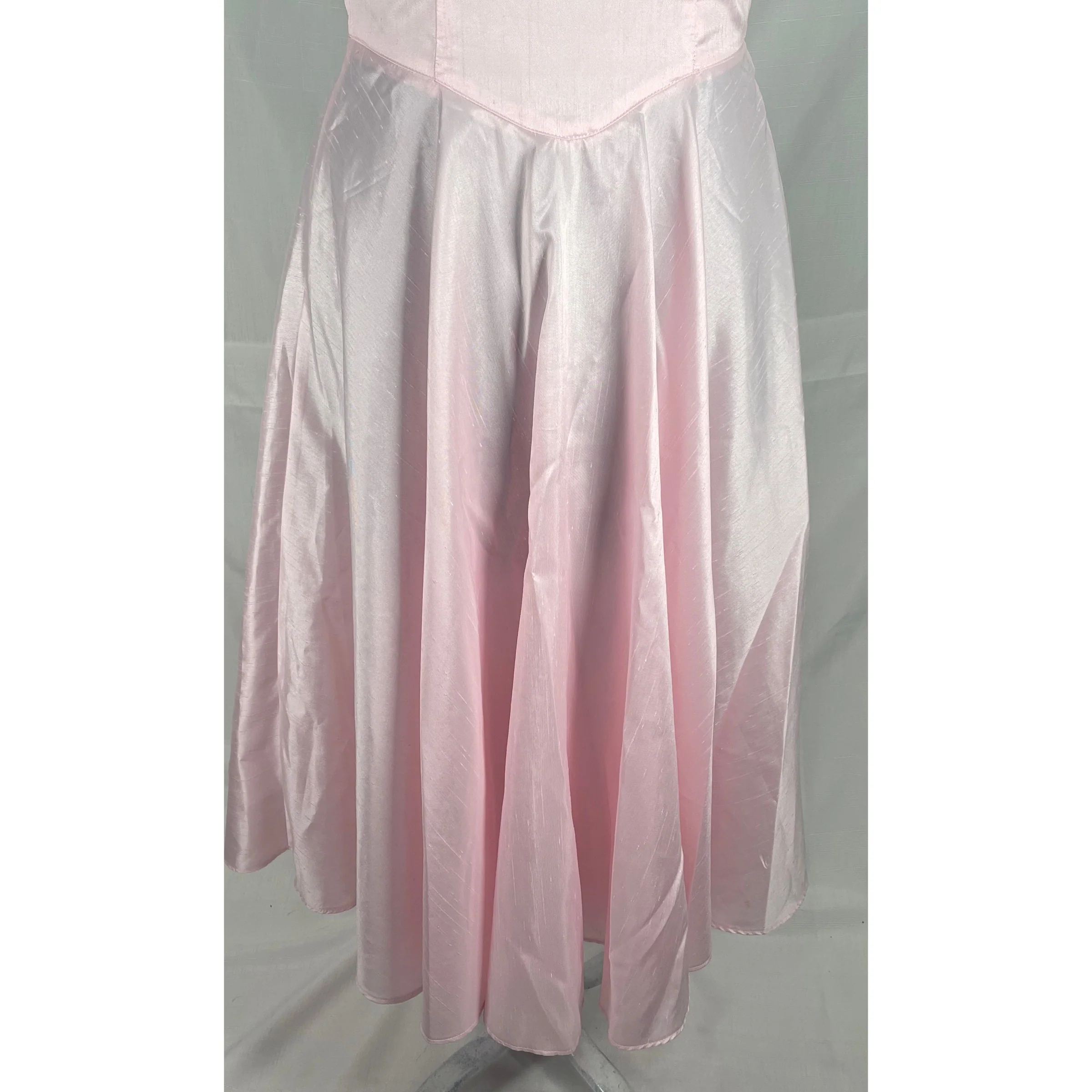80s Pastel Pink Midi Dress - Image 7