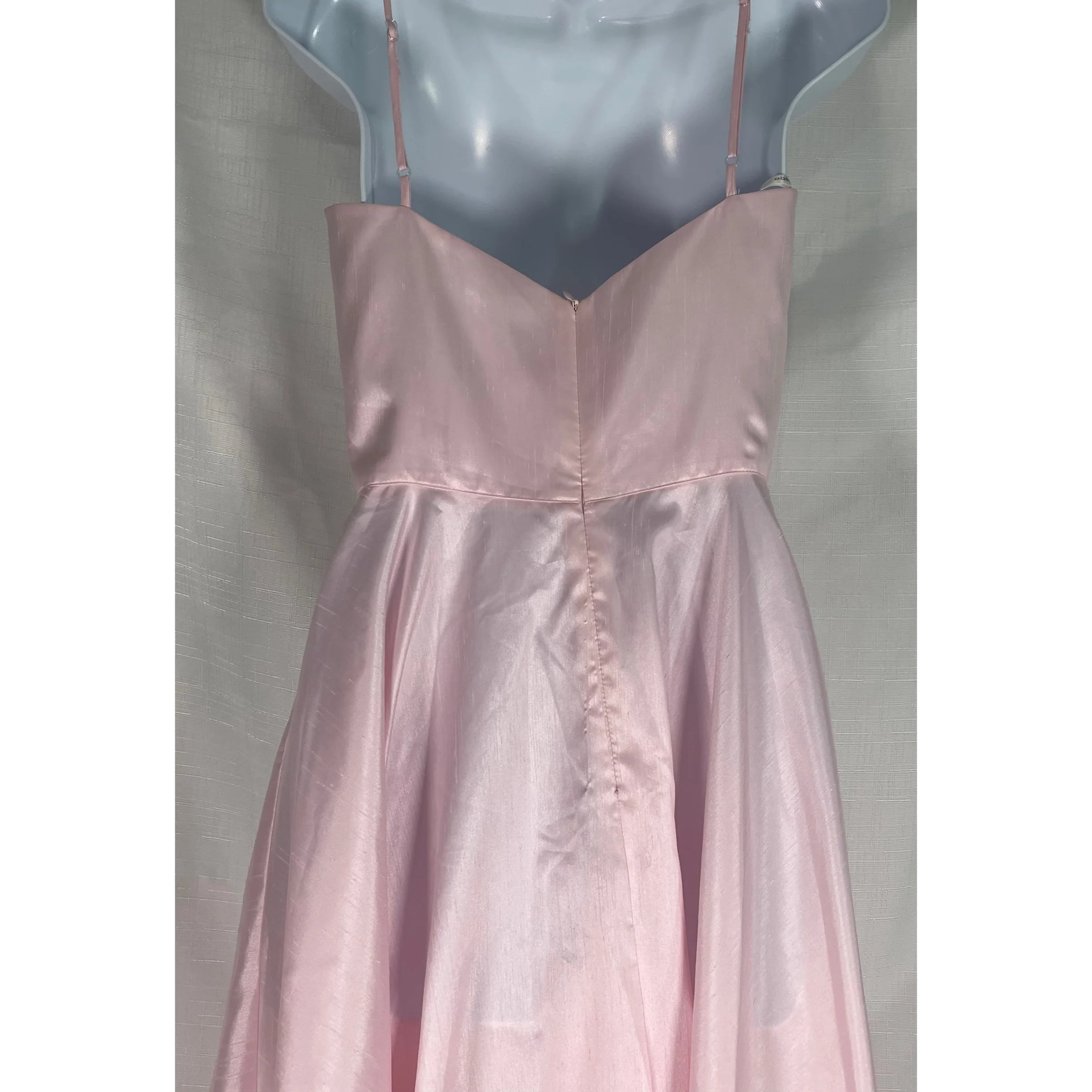 80s Pastel Pink Midi Dress - Image 8