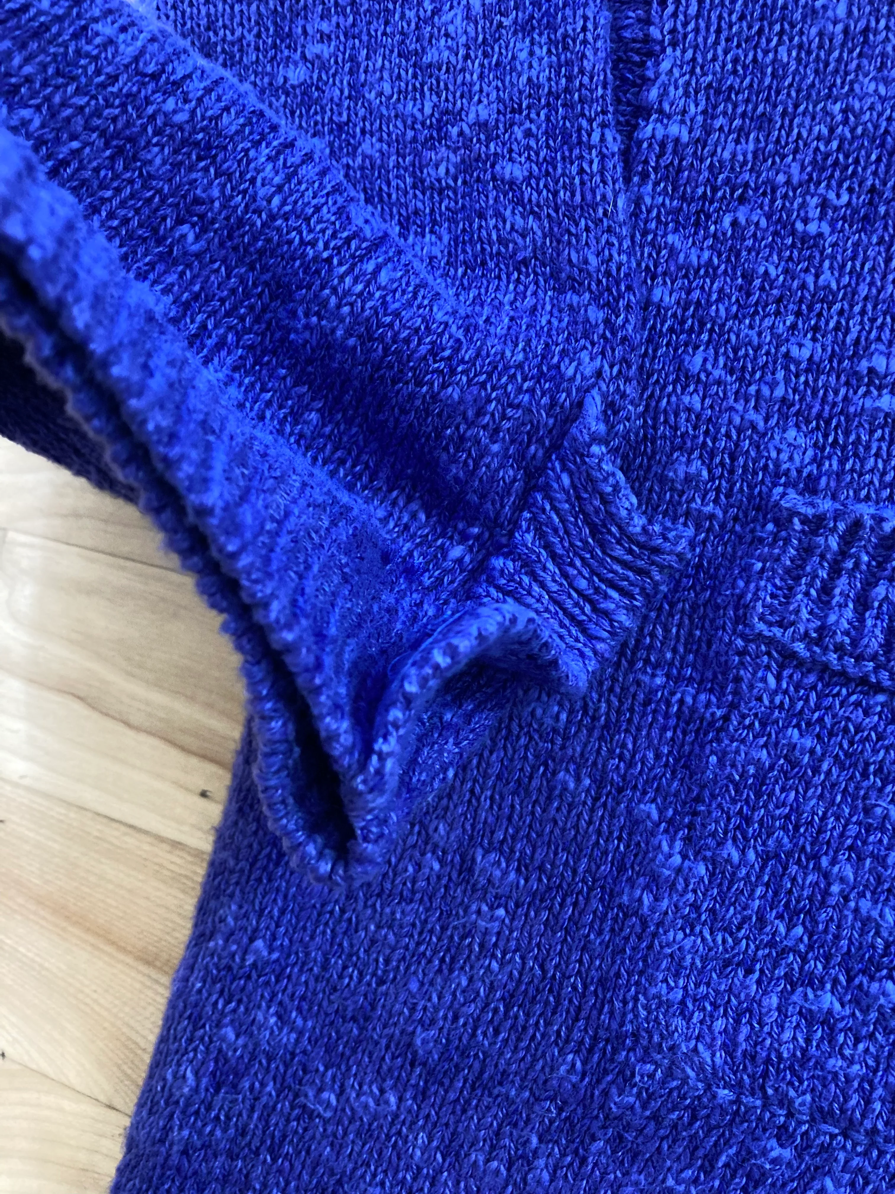 80s Periwinkle Blue Casual Sweater by BIB SML Sport - Image 7