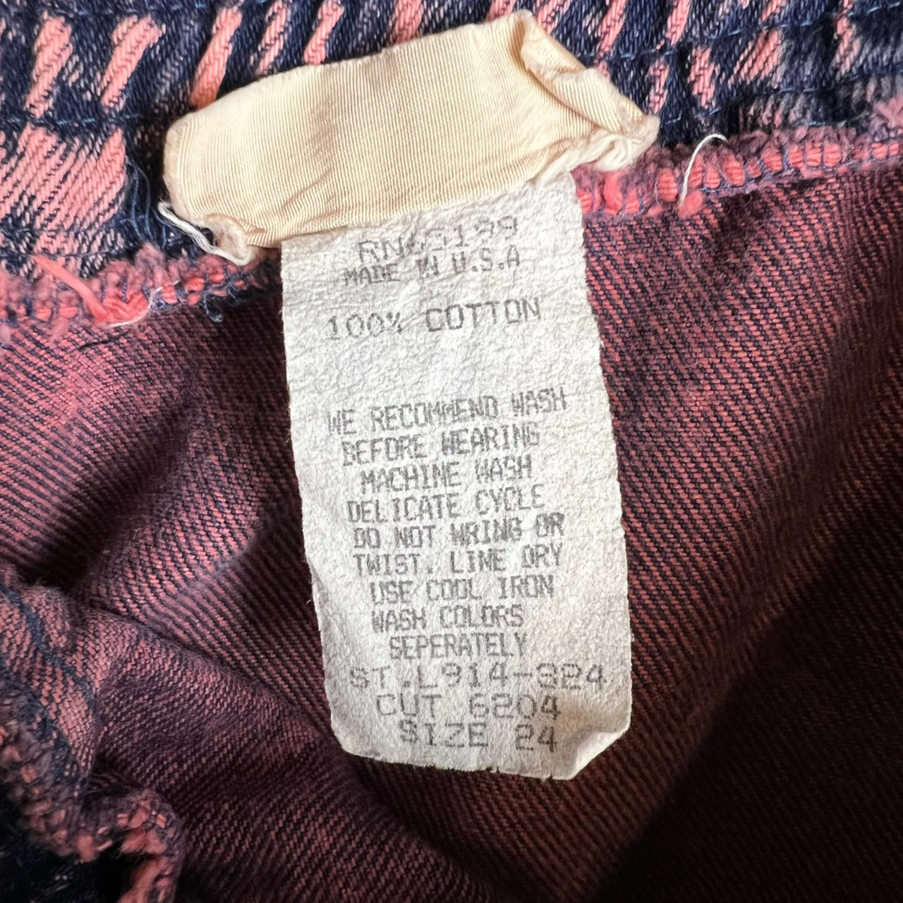 80s Pink! Acid Wash Plus Size High Rise Jeans - Image 4