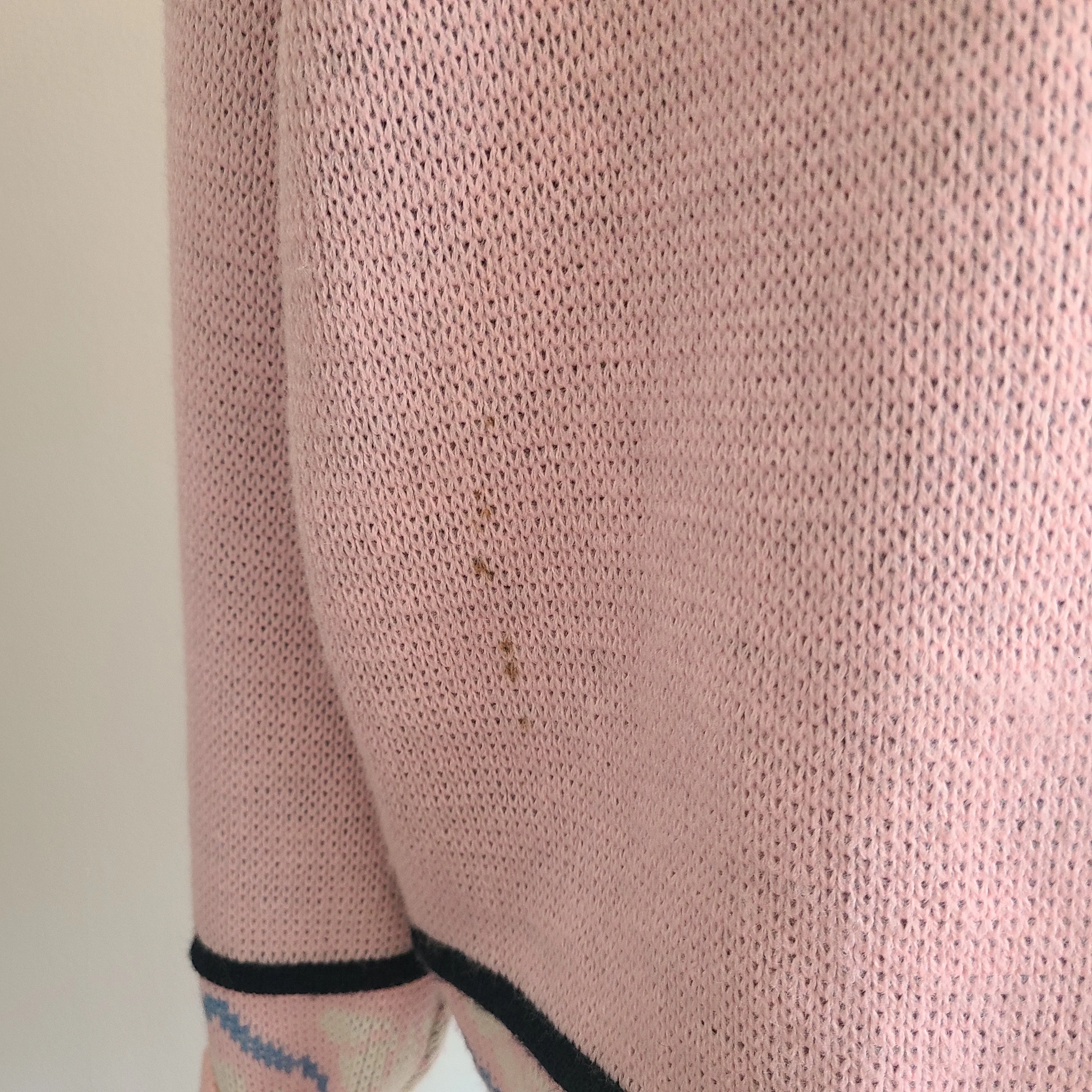 80s Pink Kinit Pullover Crewneck Sweater By Liz Baker Sport - Image 5
