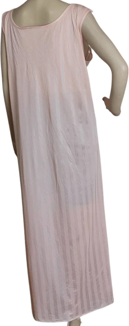 80's Pink Pastel Lace Nightgown - Image 2