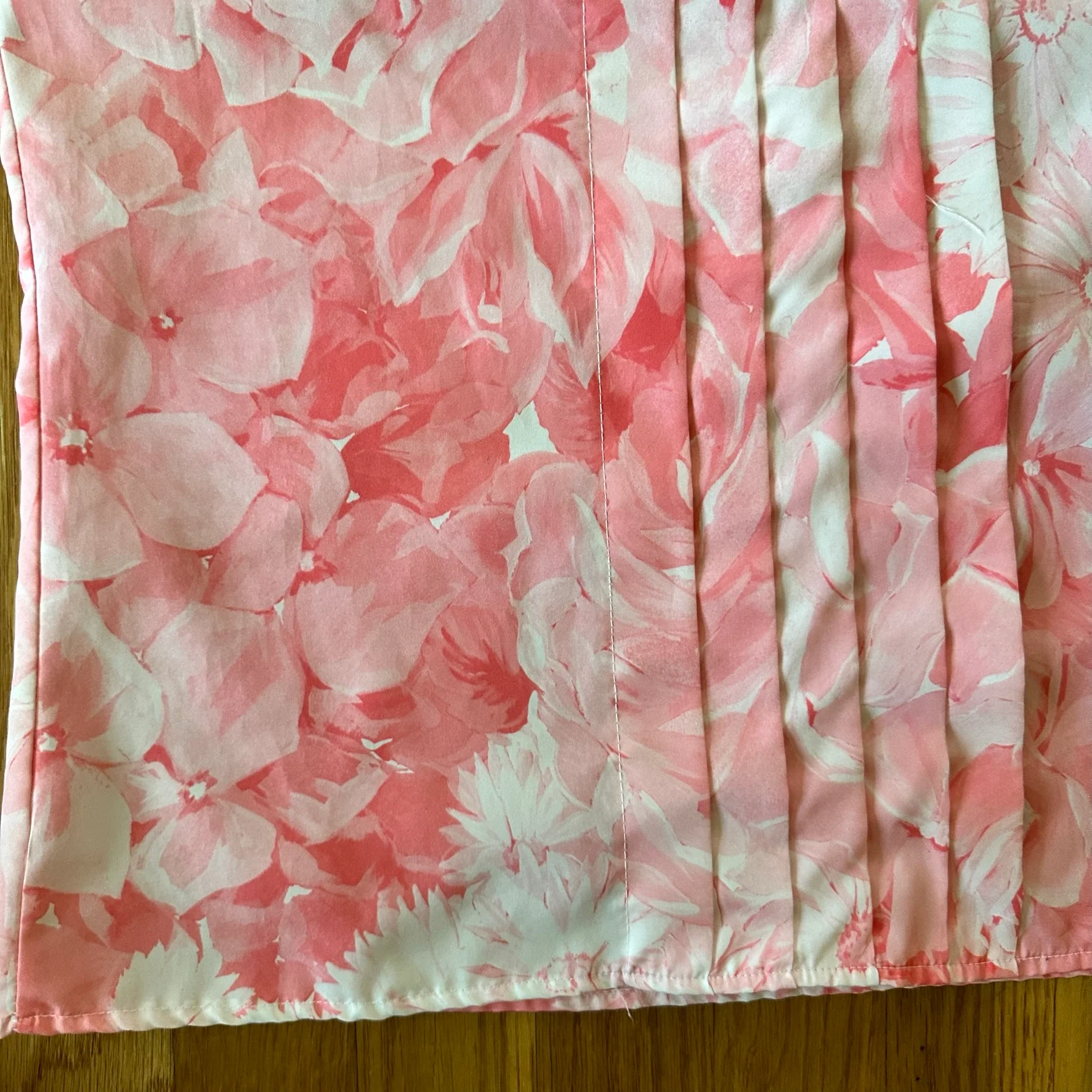 80s Pink White Floral Blouse By Laura Mae - Image 5