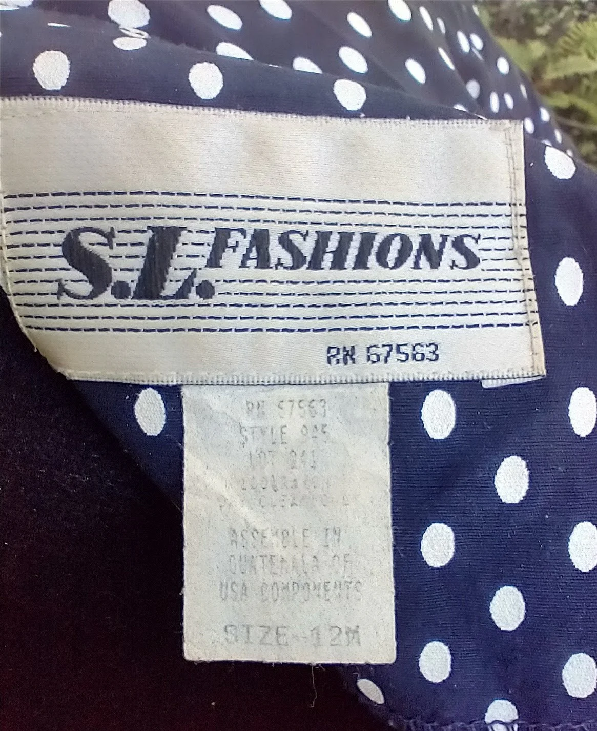80s Polka Dot Vintage Blouson Dress Made In Usa Shirt Dress by SL Fashions - Image 7