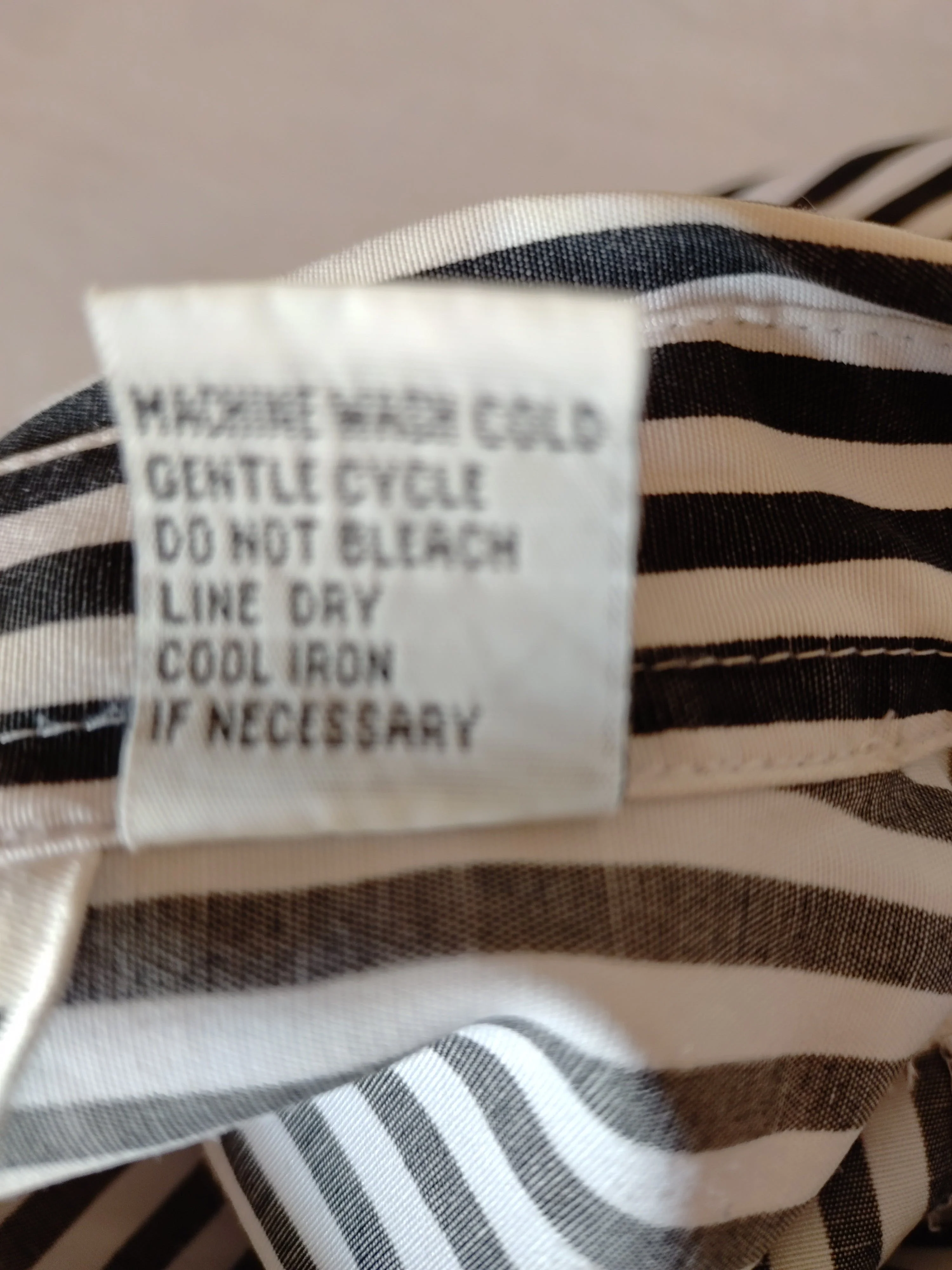80's Rayon Poly Striped Top by Alice Stuart - Image 6