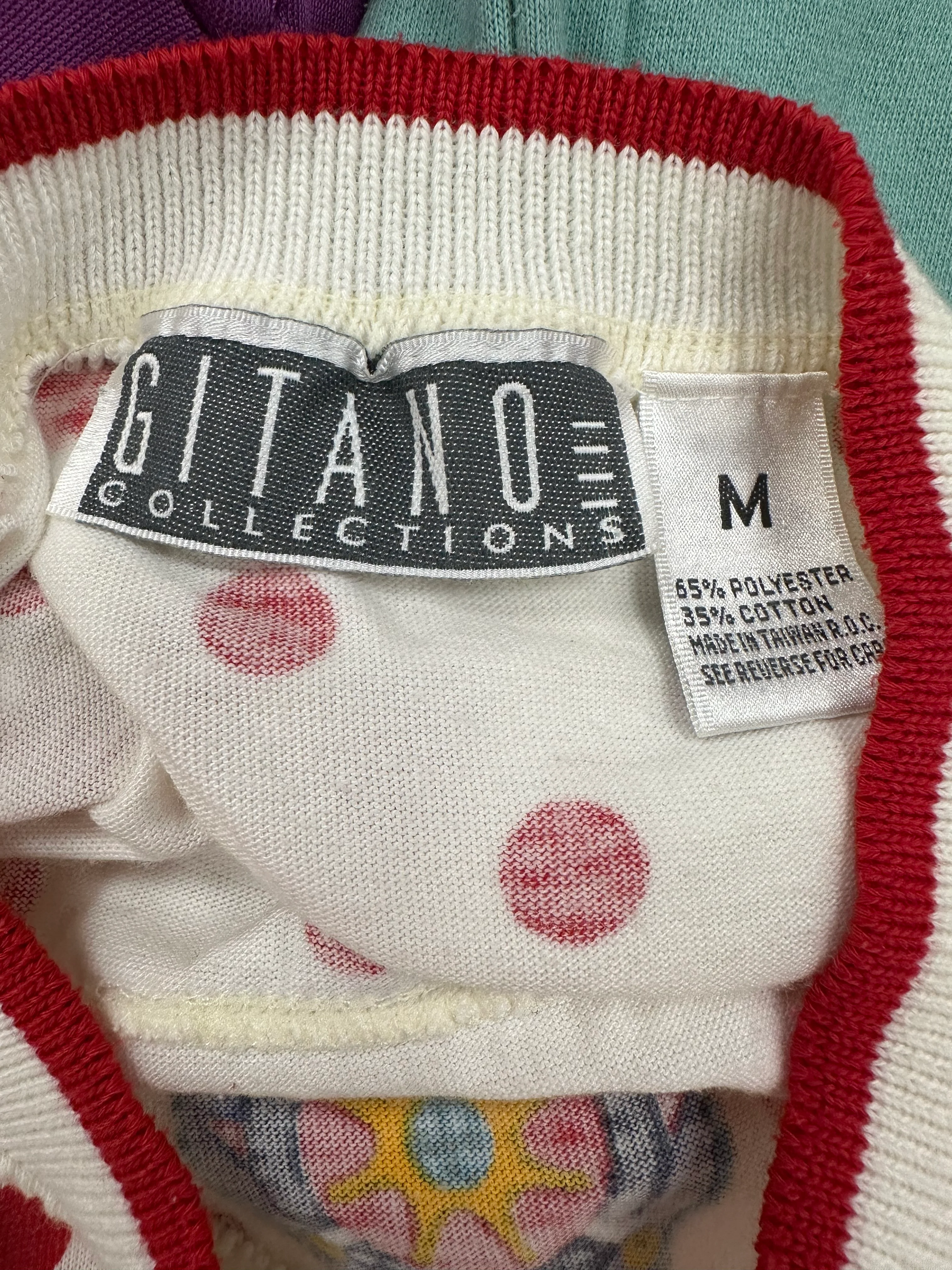 80s Red Polka Dot Tee By Gitano - Image 3