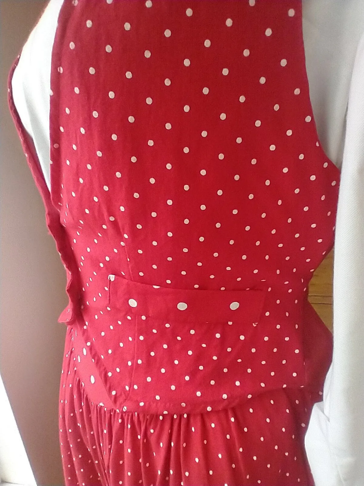 80s Red Shorts and Vest Business Prep Polka Dot High Waist Shorts Women's Extra Small by Vino de Casa - Image 8