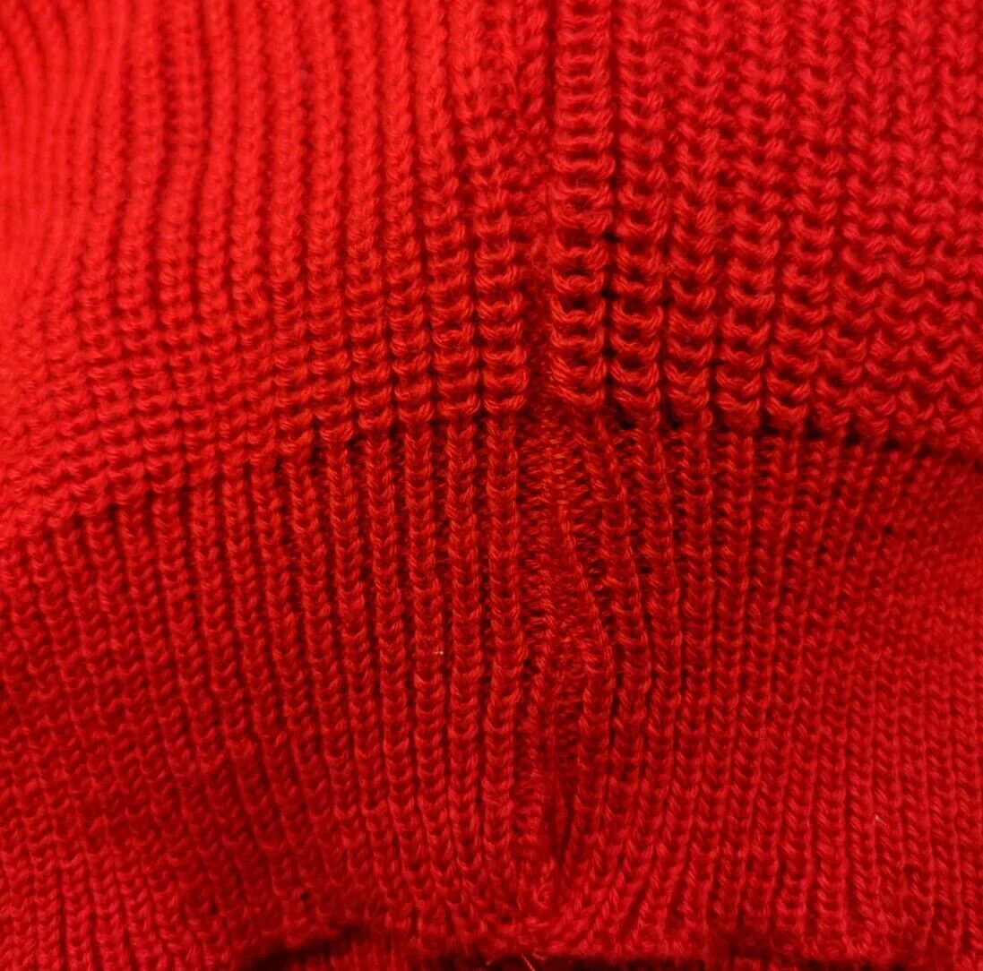 80s Red Sweater Tank Cardigan Twinset By Wardrobe Unlimited - Image 11