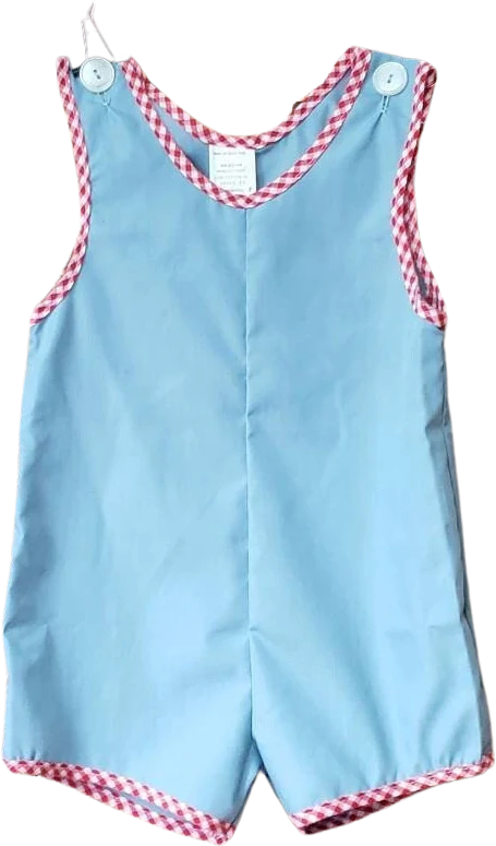 80s Red White and Blue Baby Romper 12m