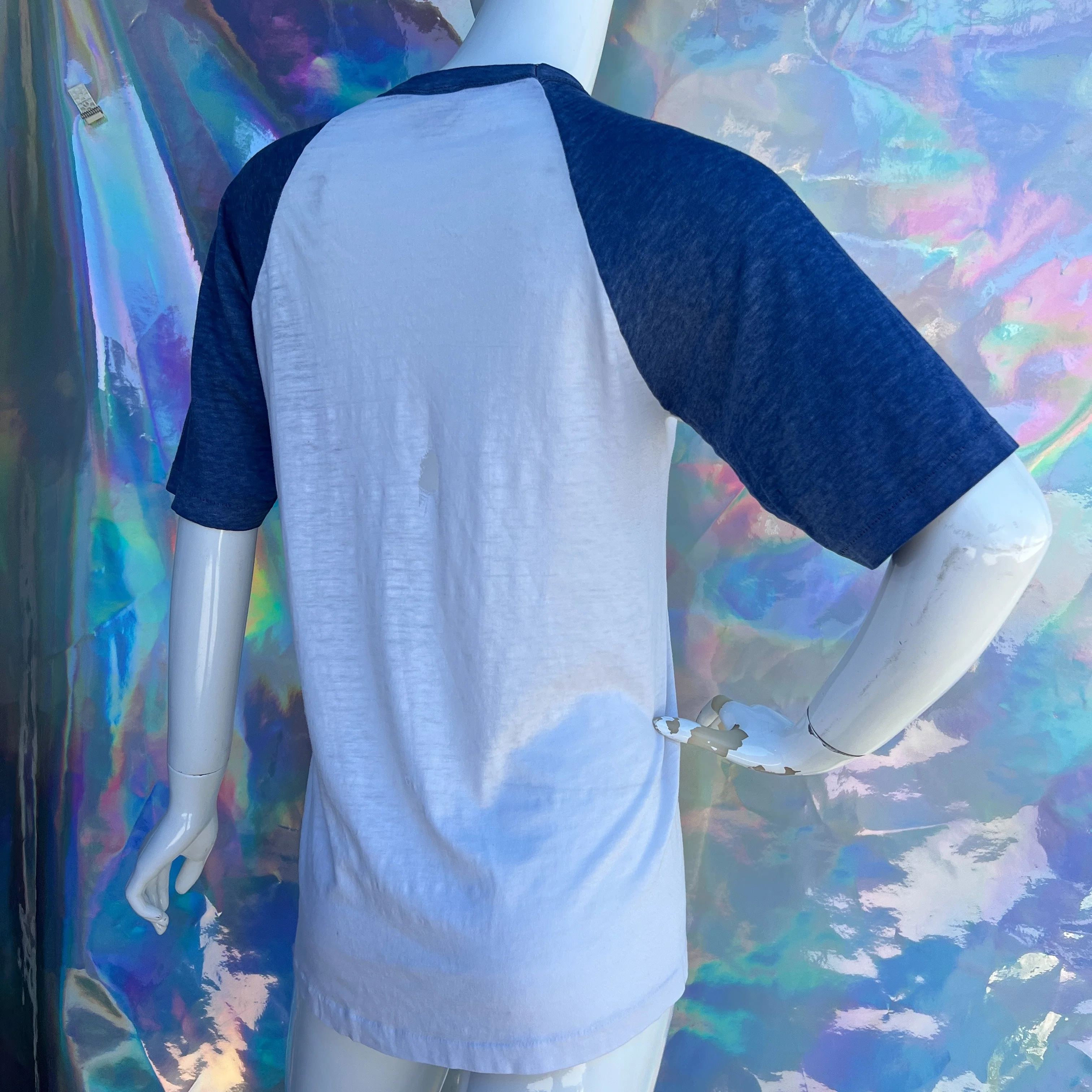 80s Rhapsody Inaugural Voyage Baseball Tee by Hanes - Image 5