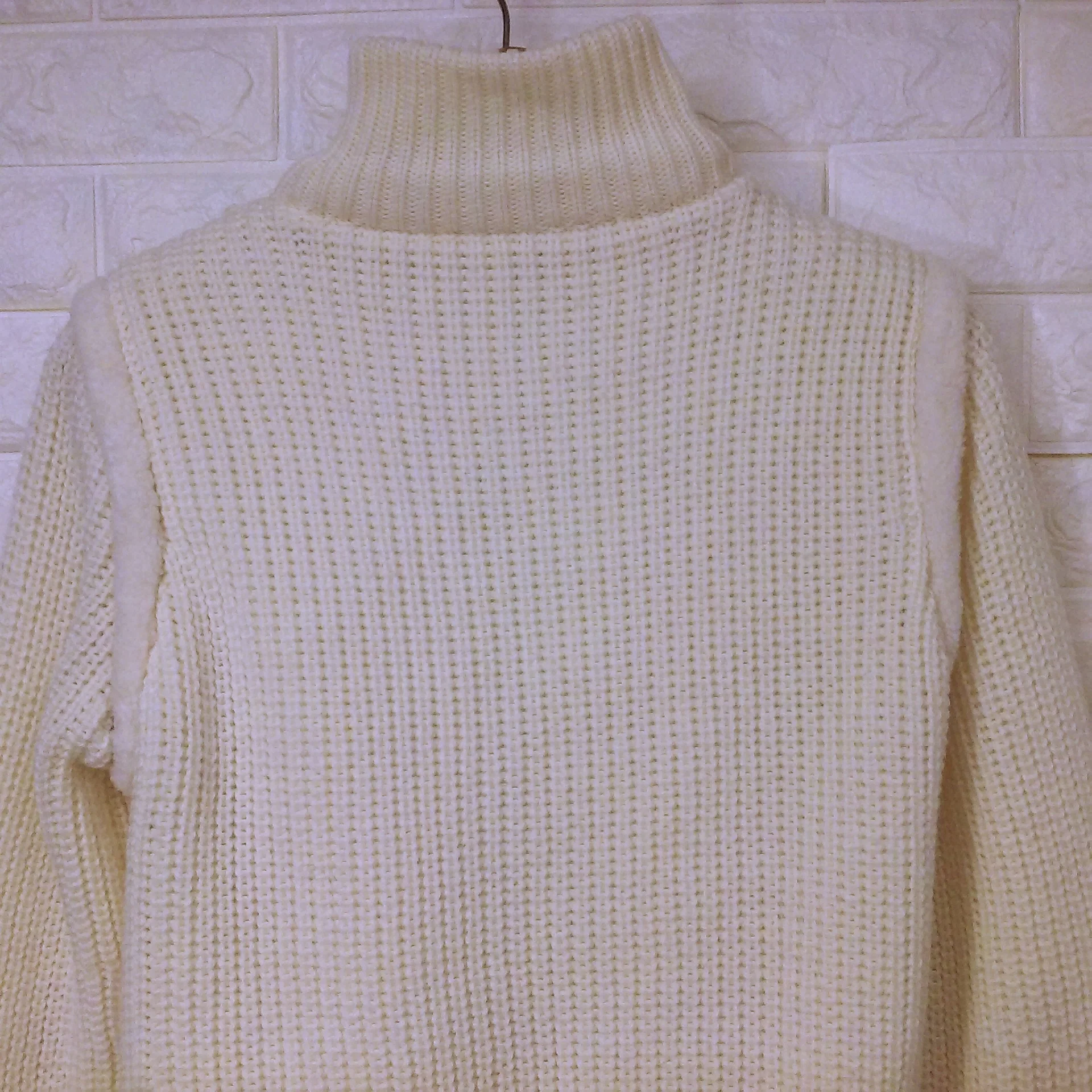 80s Ribbed Cable Knit Coatigan Sweater Zippers To Vest By Outerbound by Hms Made In Taiwan R.o.c. - Image 7
