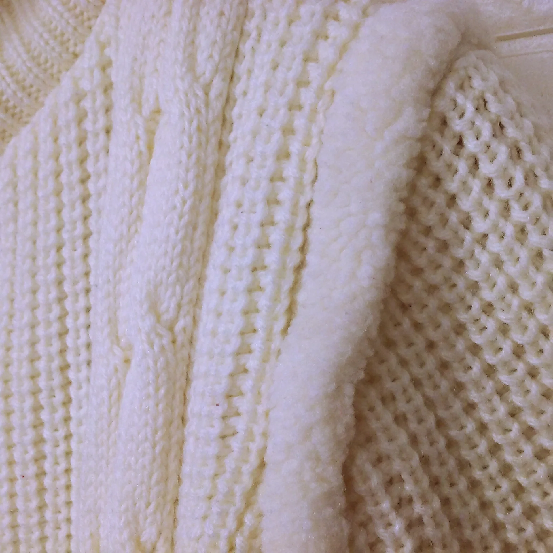 80s Ribbed Cable Knit Coatigan Sweater Zippers To Vest By Outerbound by Hms Made In Taiwan R.o.c. - Image 9