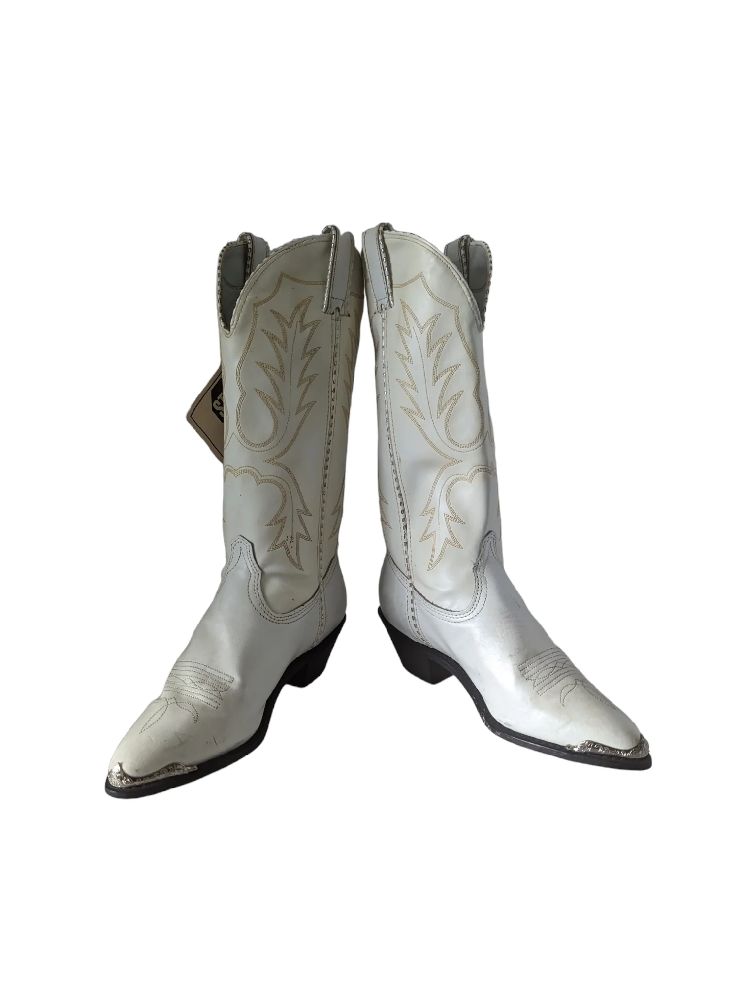 80s Rodeo Drive Leather Cowboy Western Boots Size 8 By Durango - Image 8