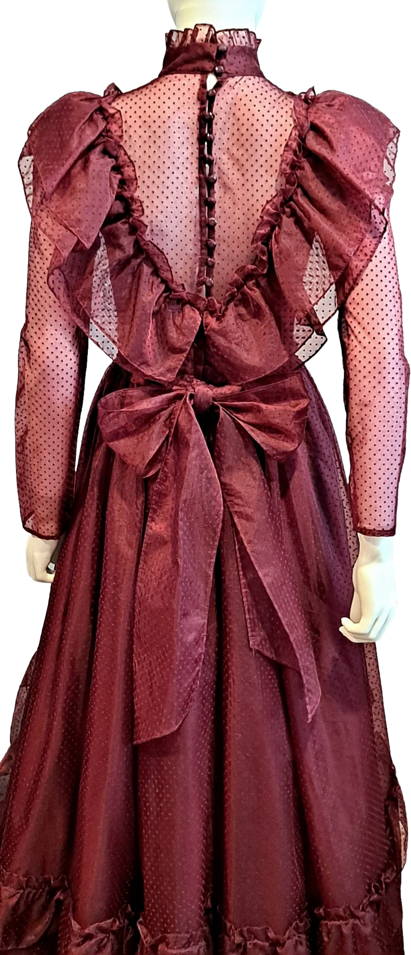 80s Romantic Renaissance Bridal Collection Firmal Gown By Gunne Sax - Image 2