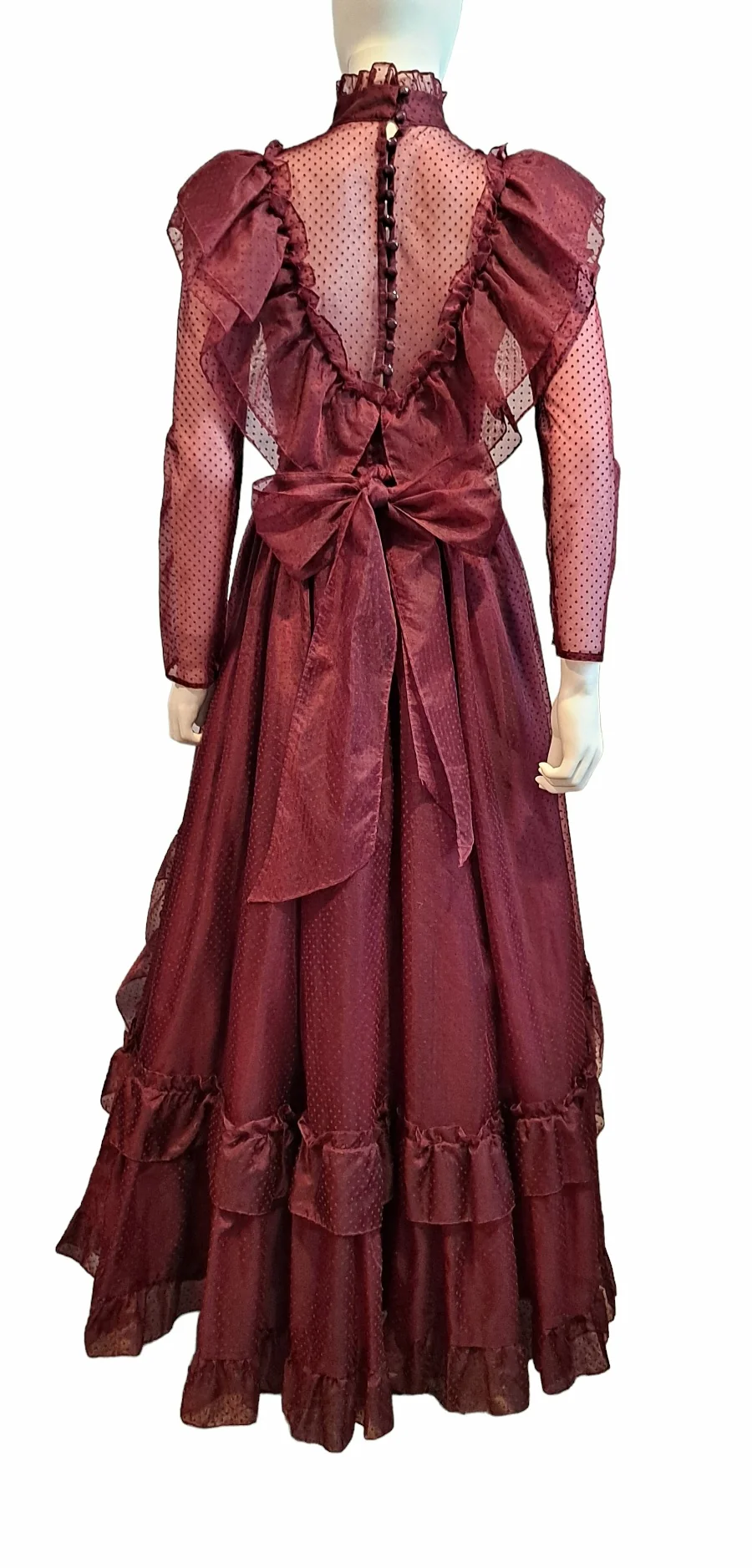 80s Romantic Renaissance Bridal Collection Firmal Gown By Gunne Sax - Image 8